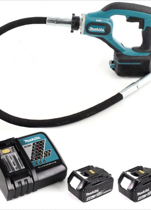 Makita DVR 450 RM Akku Betonverdichter 18V + 2x Akku 4,0Ah + Ladegerät - Toolbrothers