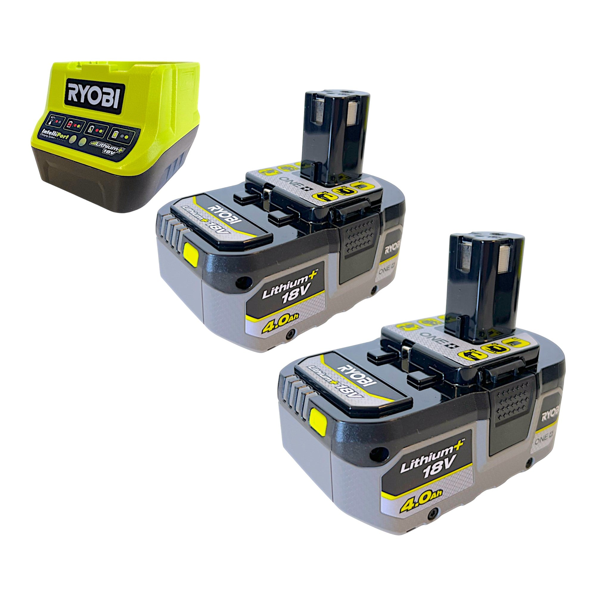 RYOBI R15GN18 0 Akku Nagler 18 V 24 64 mm 2x Akku 4 0 Ah Ladegeraet 2 - toolbrothers
