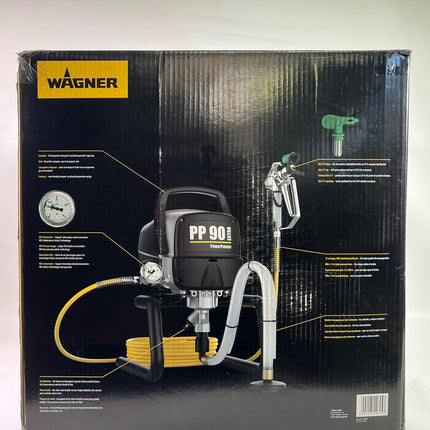 Wagner HEA PP90 PowerPainter 90 Extra Skid Farbspruehsystem 800 W 200 bar 2414079 Ersatzteil Defekt 3 - toolbrothers