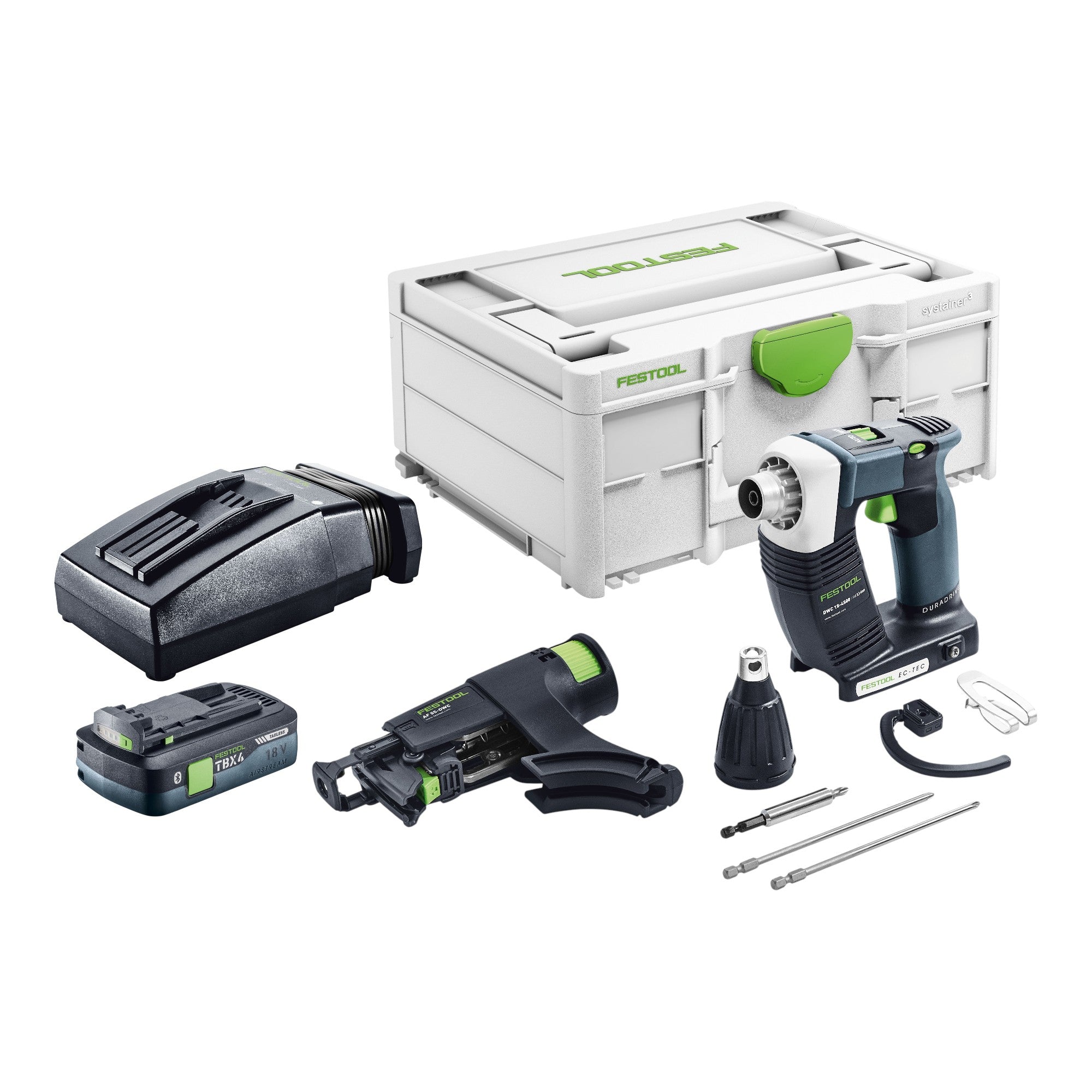 Festool DWC 18 4500 Basic Akku Bauschrauber 18 V 14 Nm Brushless 1x Akku 4 0 Ah Ladegeraet Systainer 0 - toolbrothers