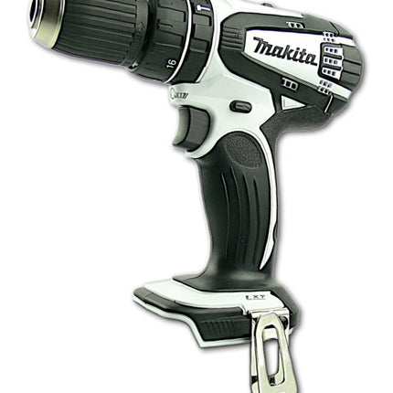 Makita BHP 456 18 V Li-Ion Akku Schlagbohrschrauber Weiß Solo - nur das Gerät + 1x Dinotech Akku 3,0 Ah - Toolbrothers