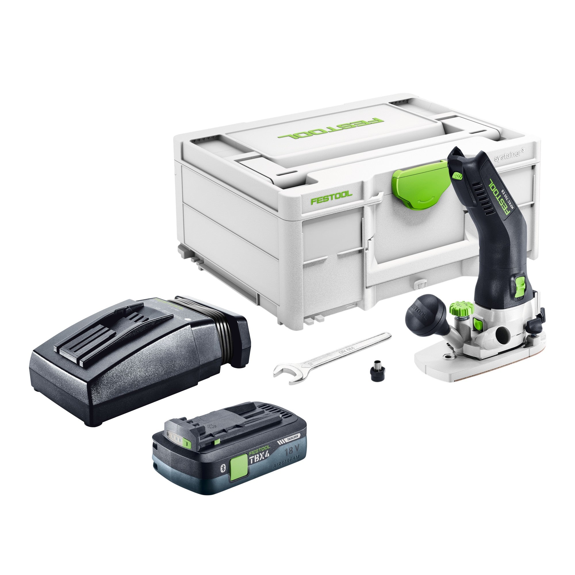 Festool MFKC 700 EB Basic Akku Modul Kantenfraese 18 V 8 mm Brushless 1x Akku 4 0 Ah Ladegeraet Systainer 0 - toolbrothers