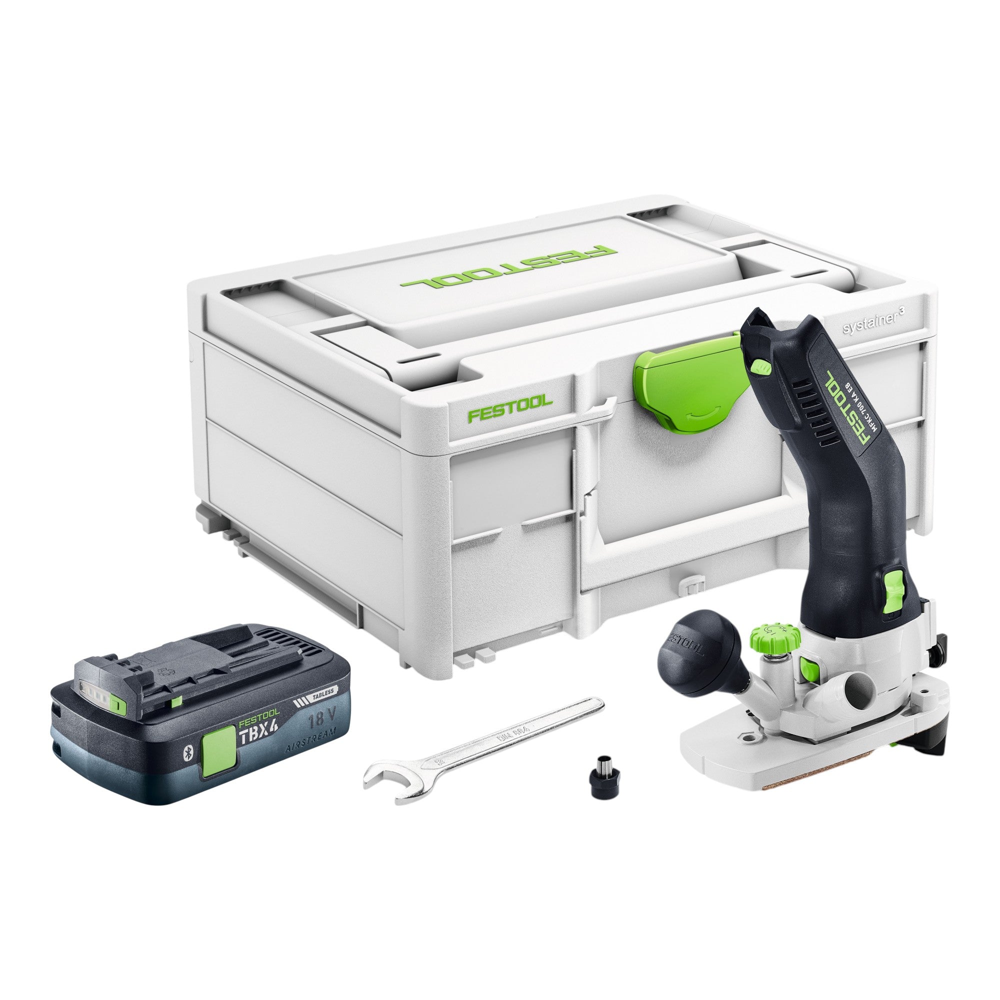 Festool MFKC 700 KA EB Basic Akku Modul Kantenfraese 18 V 8 mm Brushless 1x Akku 4 0 Ah Systainer ohne Ladegeraet 0 - toolbrothers