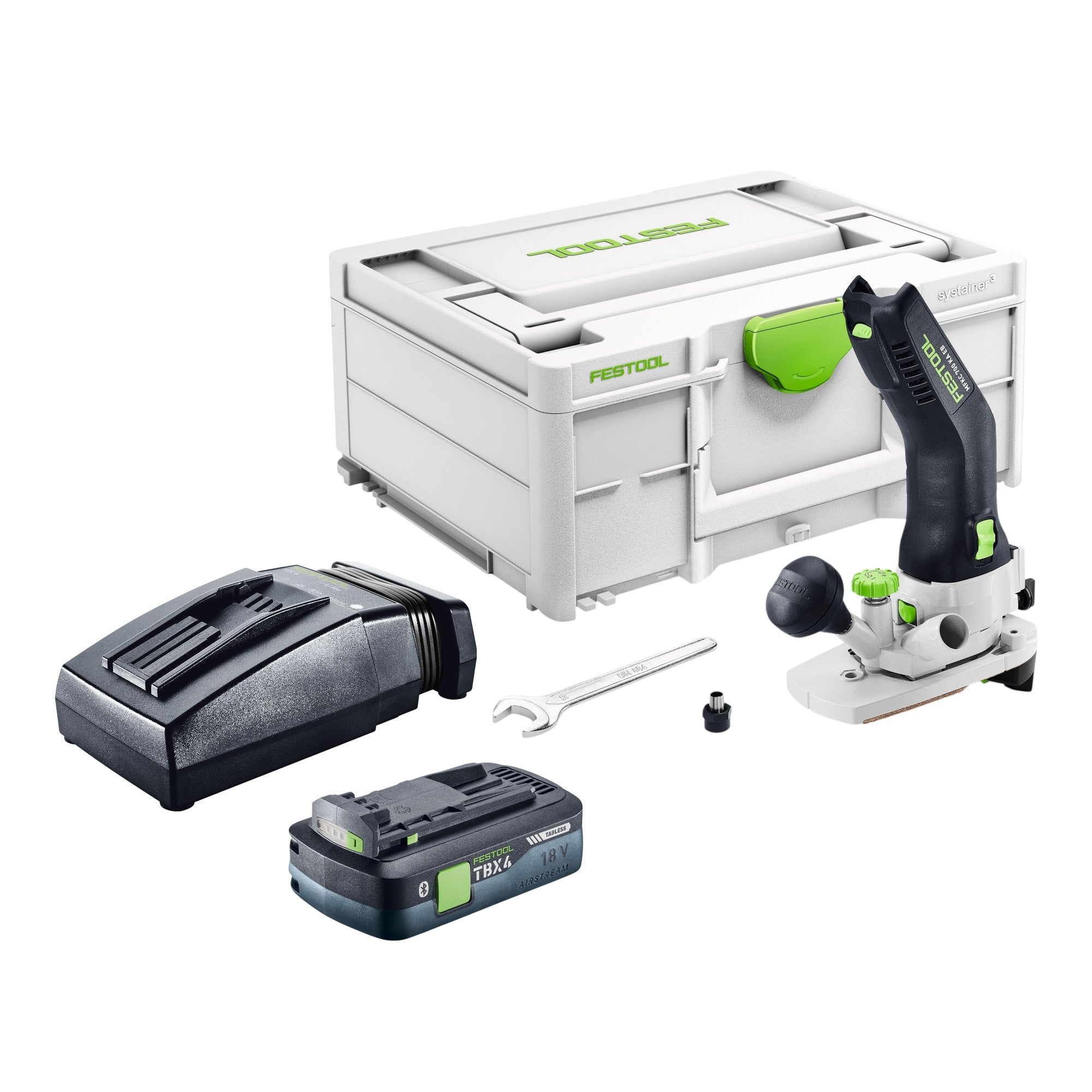 Festool MFKC 700 KA EB Basic Akku Modul Kantenfraese 18 V 8 mm Brushless 1x Akku 4 0 Ah Ladegeraet Systainer 0 - toolbrothers