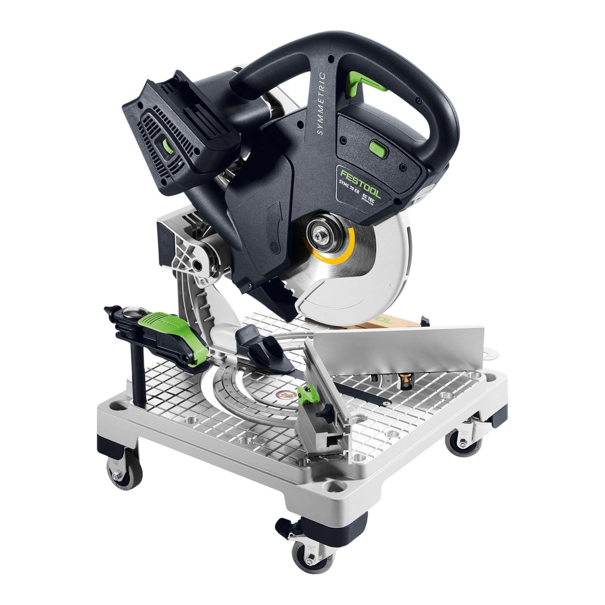 Festool SYMC 70 EB Basic Akku Leistensaege 36 V 2 x 18 V 216 mm 2x Akku 8 0 Ah Doppelladegeraet Systainer 1 - toolbrothers
