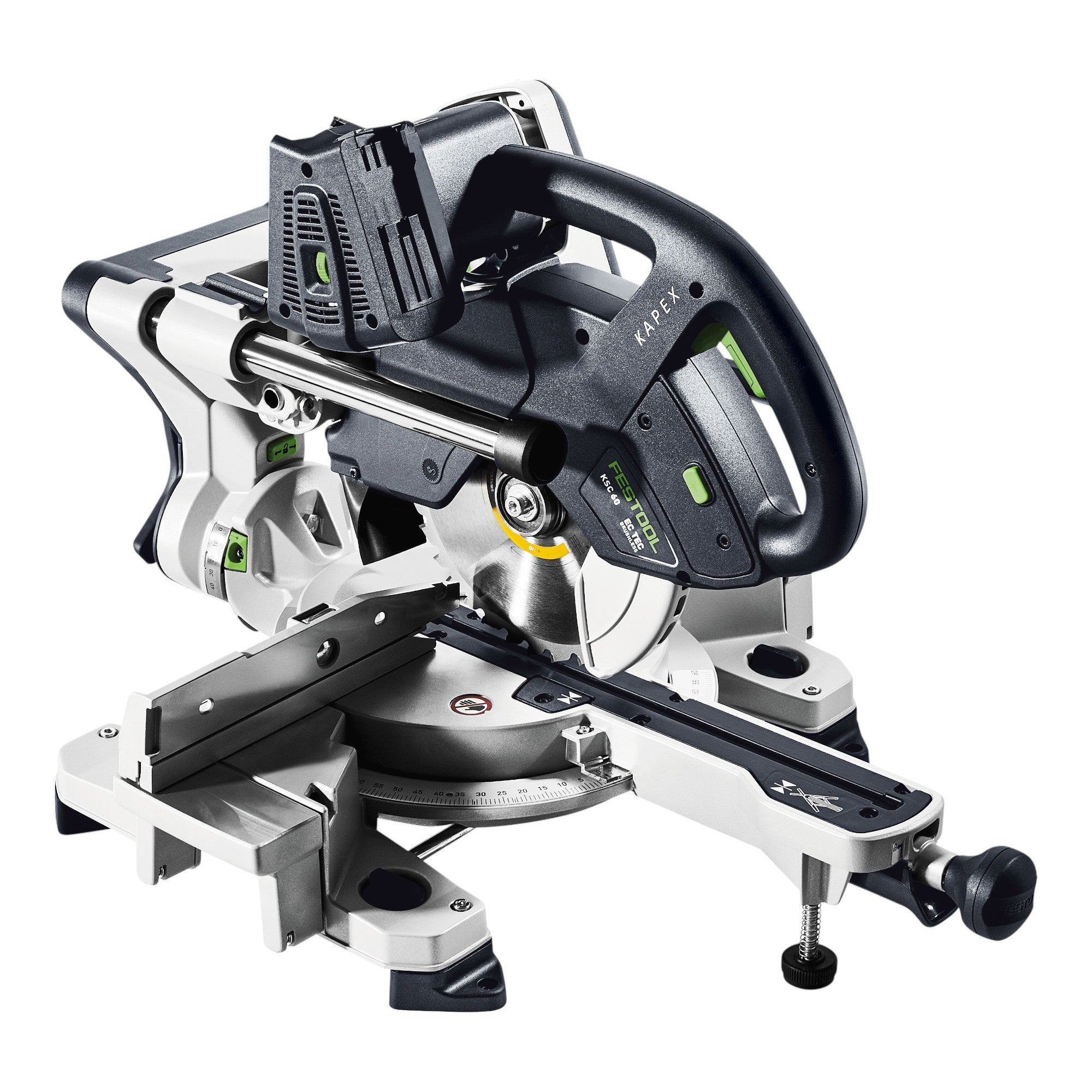 Festool KAPEX KSC 60 EB Basic Akku Kapp Zugsaege 18 V 36 V 216 mm Brushless 2x Akku 8 0 Ah Doppelladegeraet Systainer 4 - toolbrothers