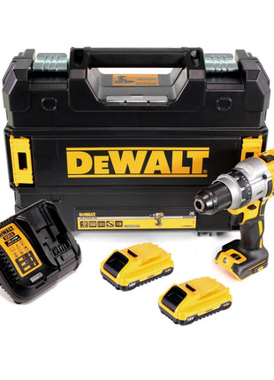 DeWalt DCD 991 L2 Akku-Dreigang-Bohrschrauber 18V 95Nm Brushless + 2x Akku 3,0Ah + Schnellladegerät + TSTAK - Toolbrothers