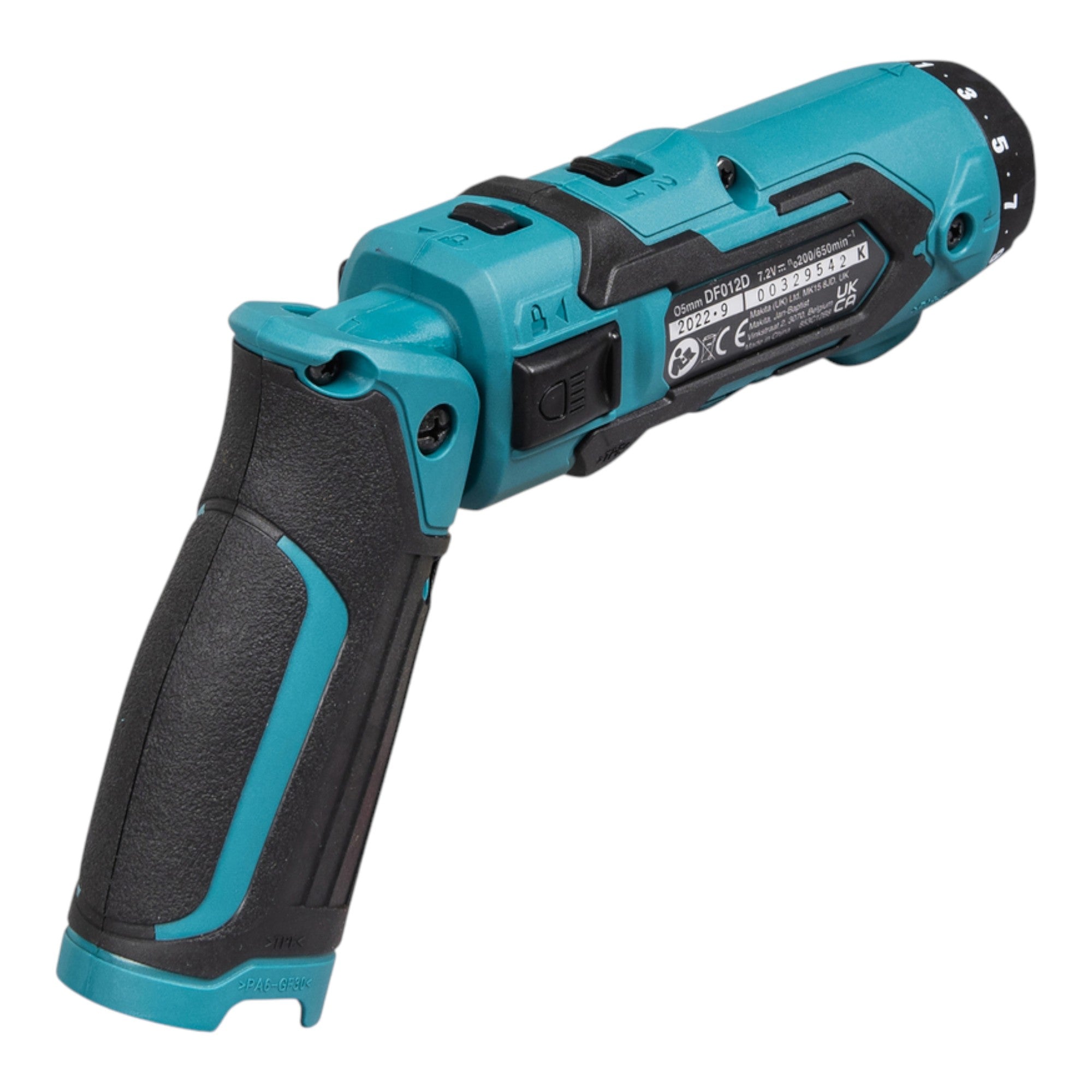 Makita DF 012 DSJ Akku Knickschrauber 7 2 V 5 6 Nm 2x Akku 1 5 Ah Ladegeraet Makpac 4 - toolbrothers