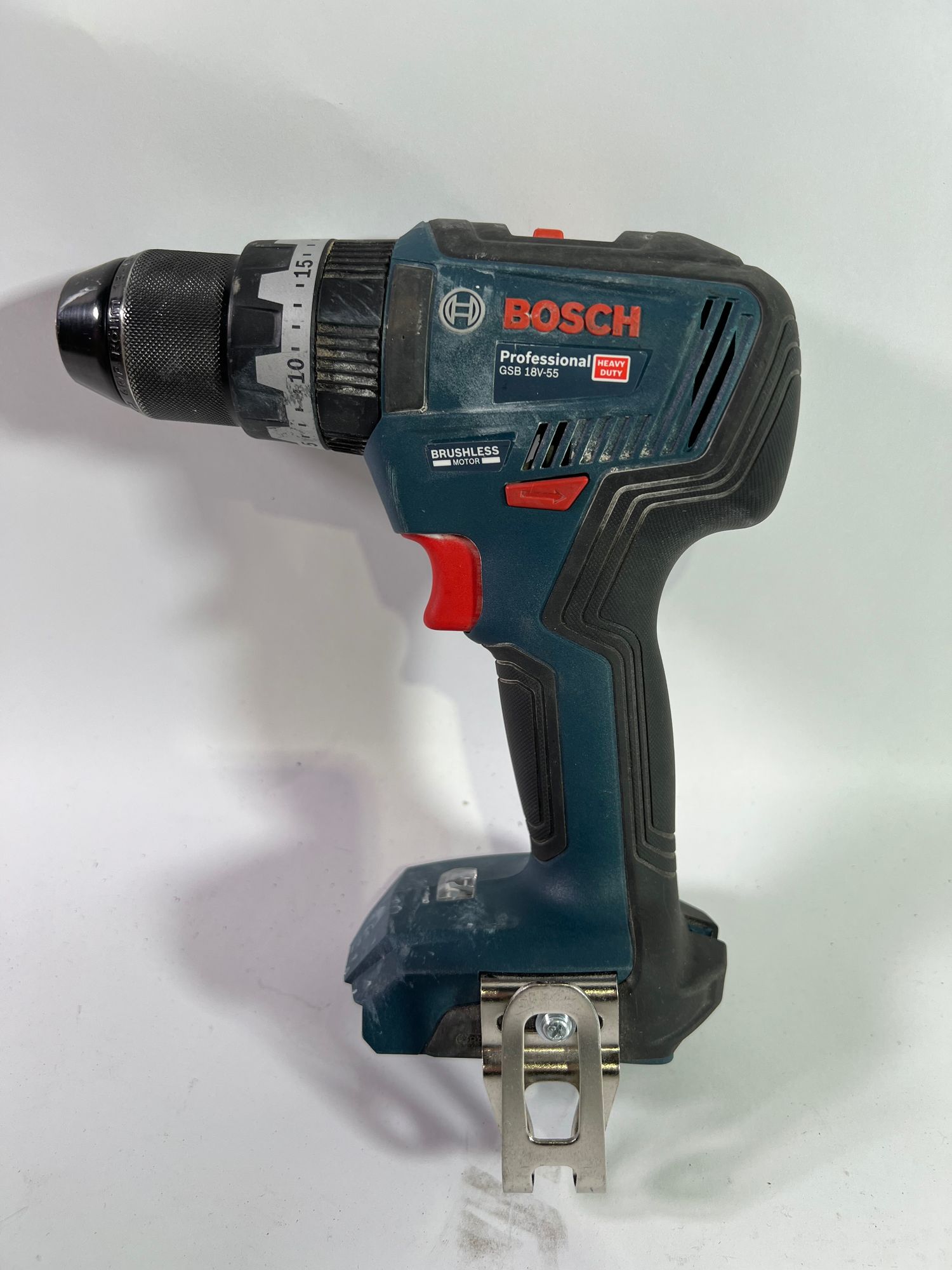 Bosch GSB 18V 55 Professional Akku Schlagbohrschrauber 18 V 55 Nm Brushless Koffer ohne Akku ohne Ladegeraet Reparaturgeraet 0 - toolbrothers