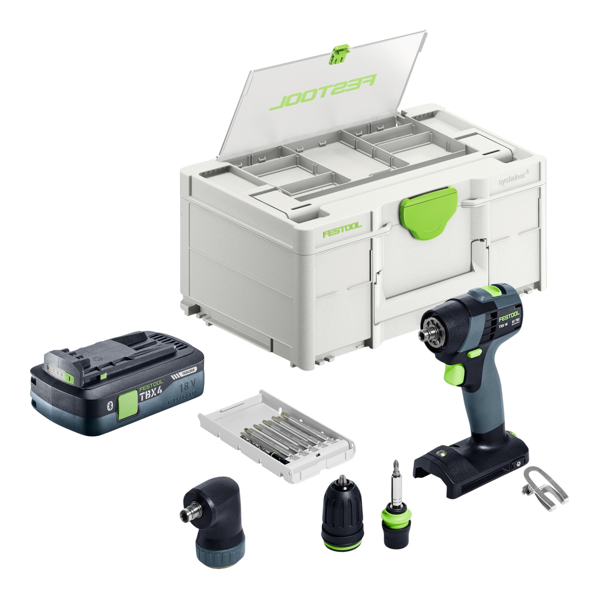 Festool TXS 18 Basic Set Akku Bohrschrauber 18 V 40 Nm Brushless 1x Akku 4 0 Ah Systainer ohne Ladegeraet 0 - toolbrothers