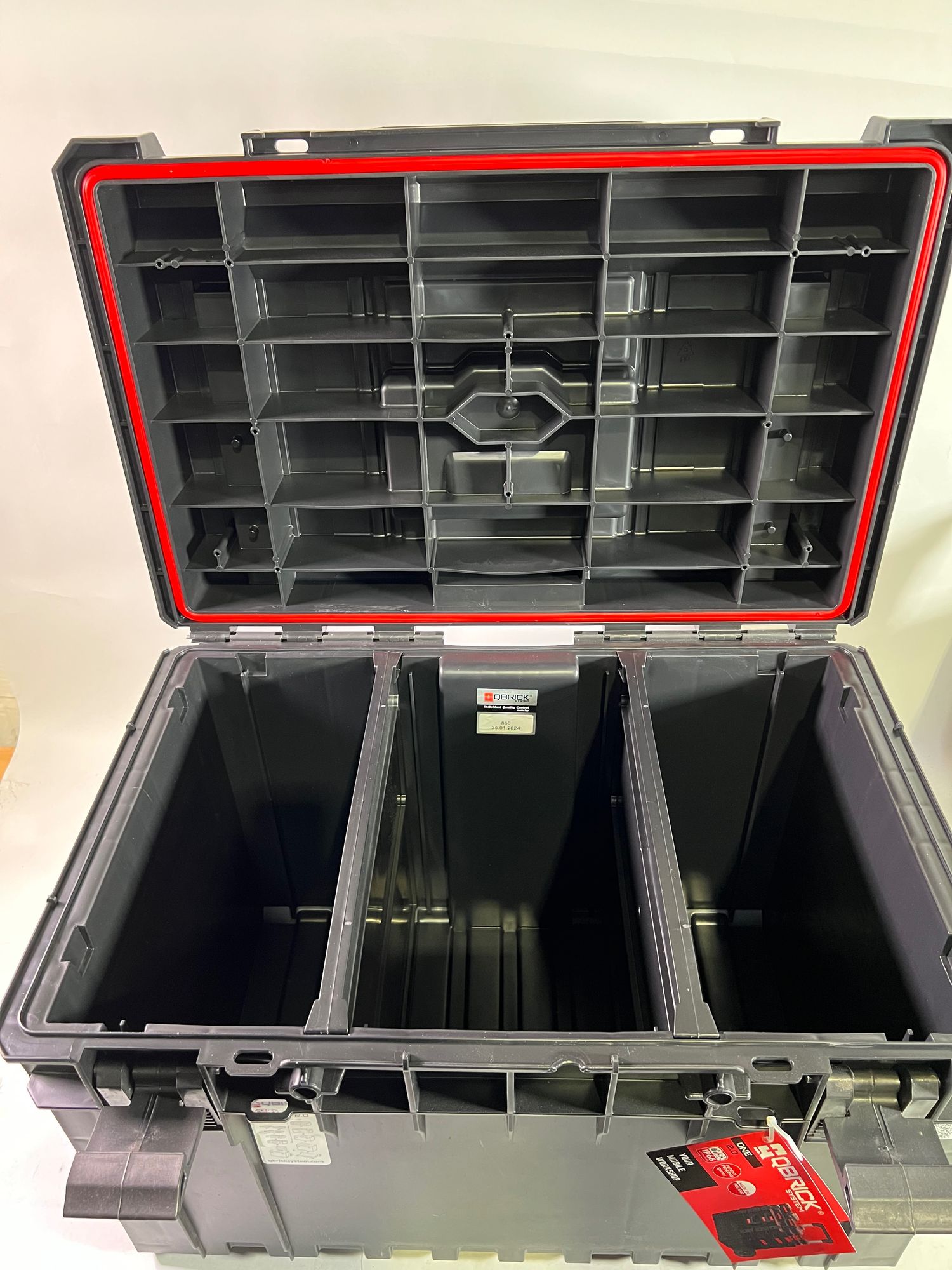 Qbrick System ONE 450 2 0 Technik Werkzeugkoffer 585 x 385 x 420 mm 52 l stapelbar IP66 Beschaedigt 2 - toolbrothers