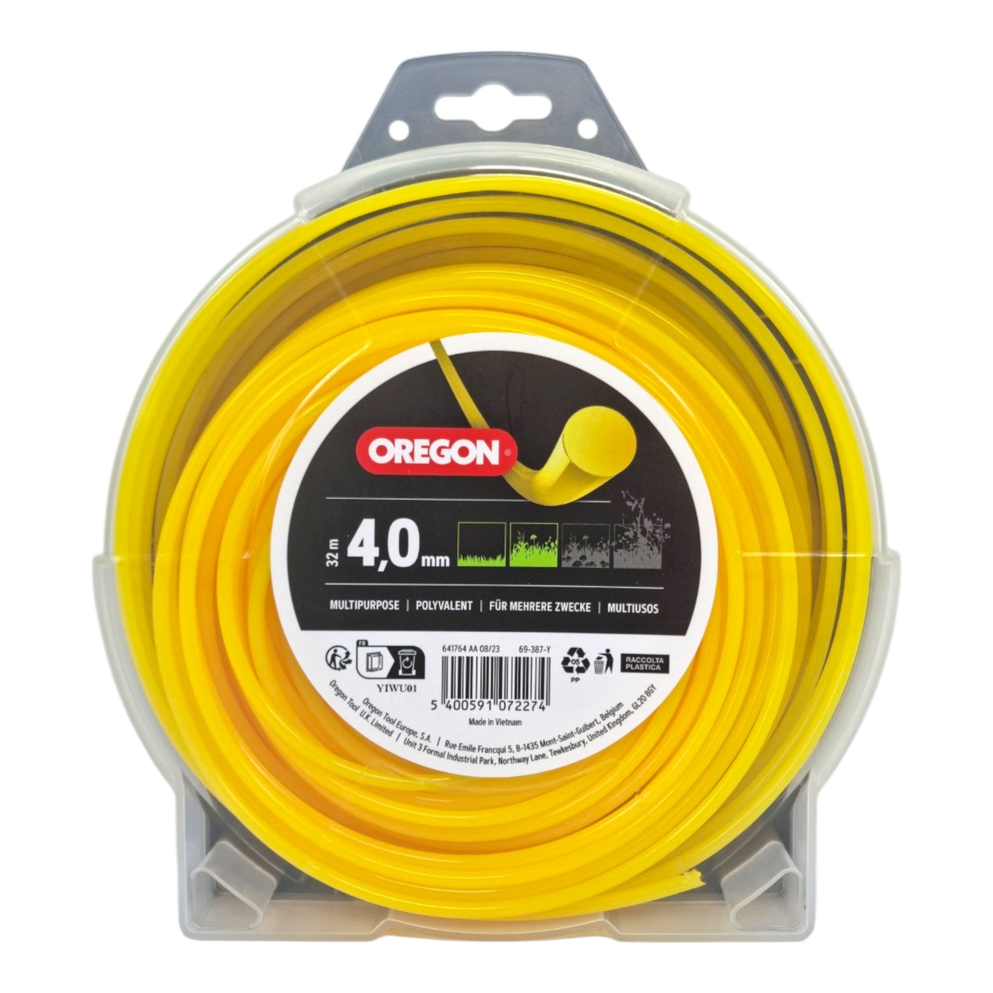 Oregon Freischneidefaden Gelb Roundline 4 0 mm 69 387 Y  1 - toolbrothers