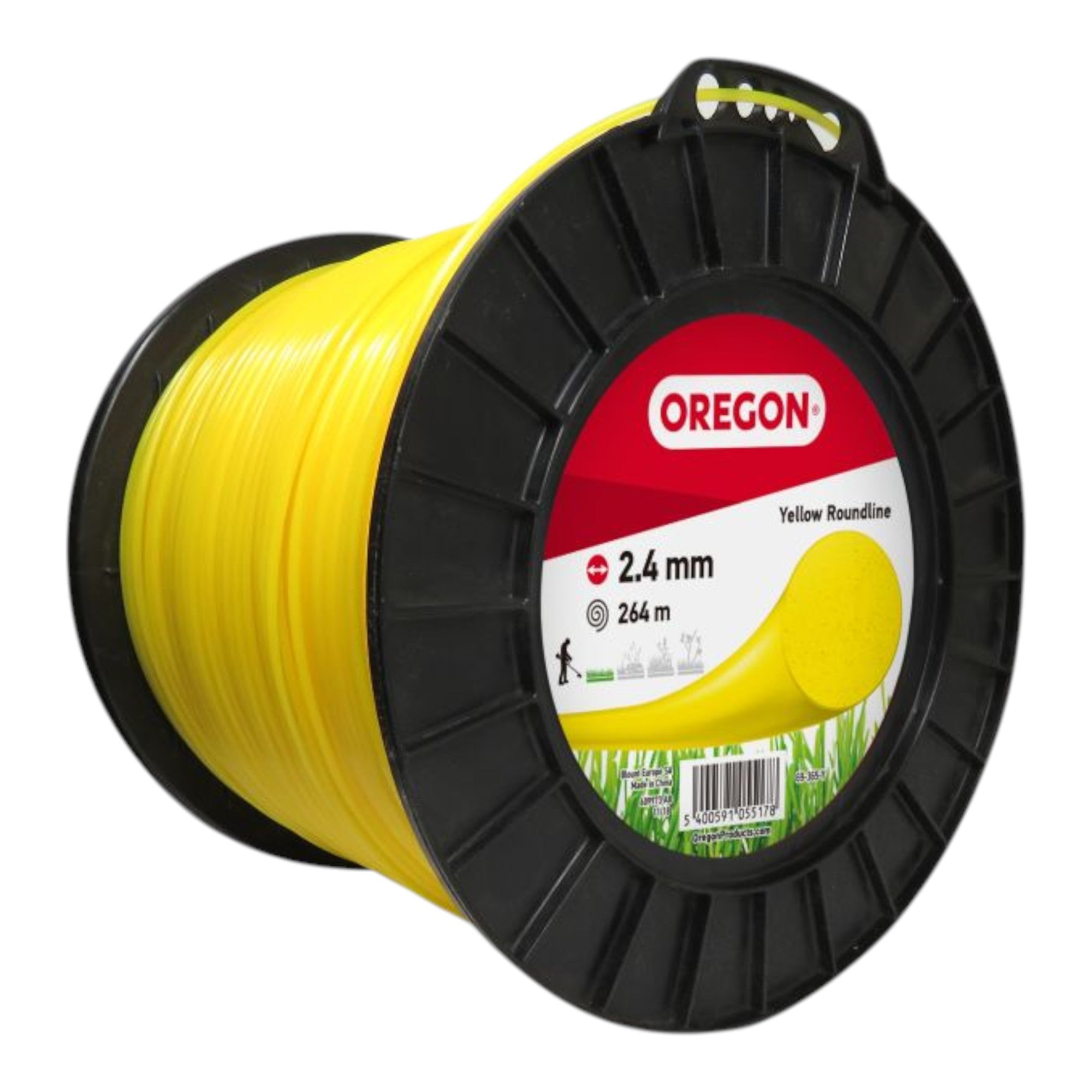 Oregon Freischneidefaden Gelb Roundline 2 4 mm 264 m 69 365 Y  2 - toolbrothers