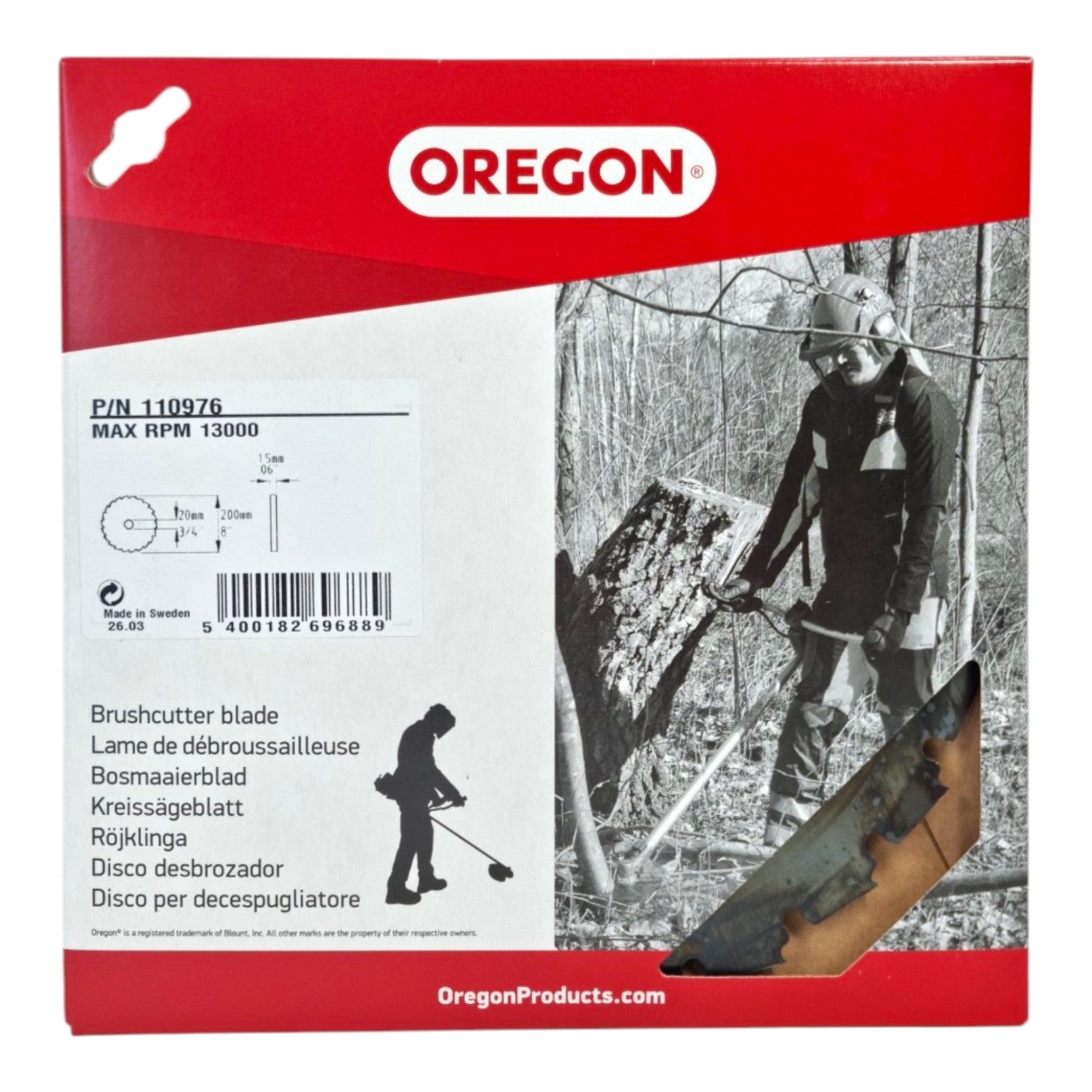 Oregon Rodungssaegeblatt EIA 22 Zaehne 200mm 110976  1 - toolbrothers