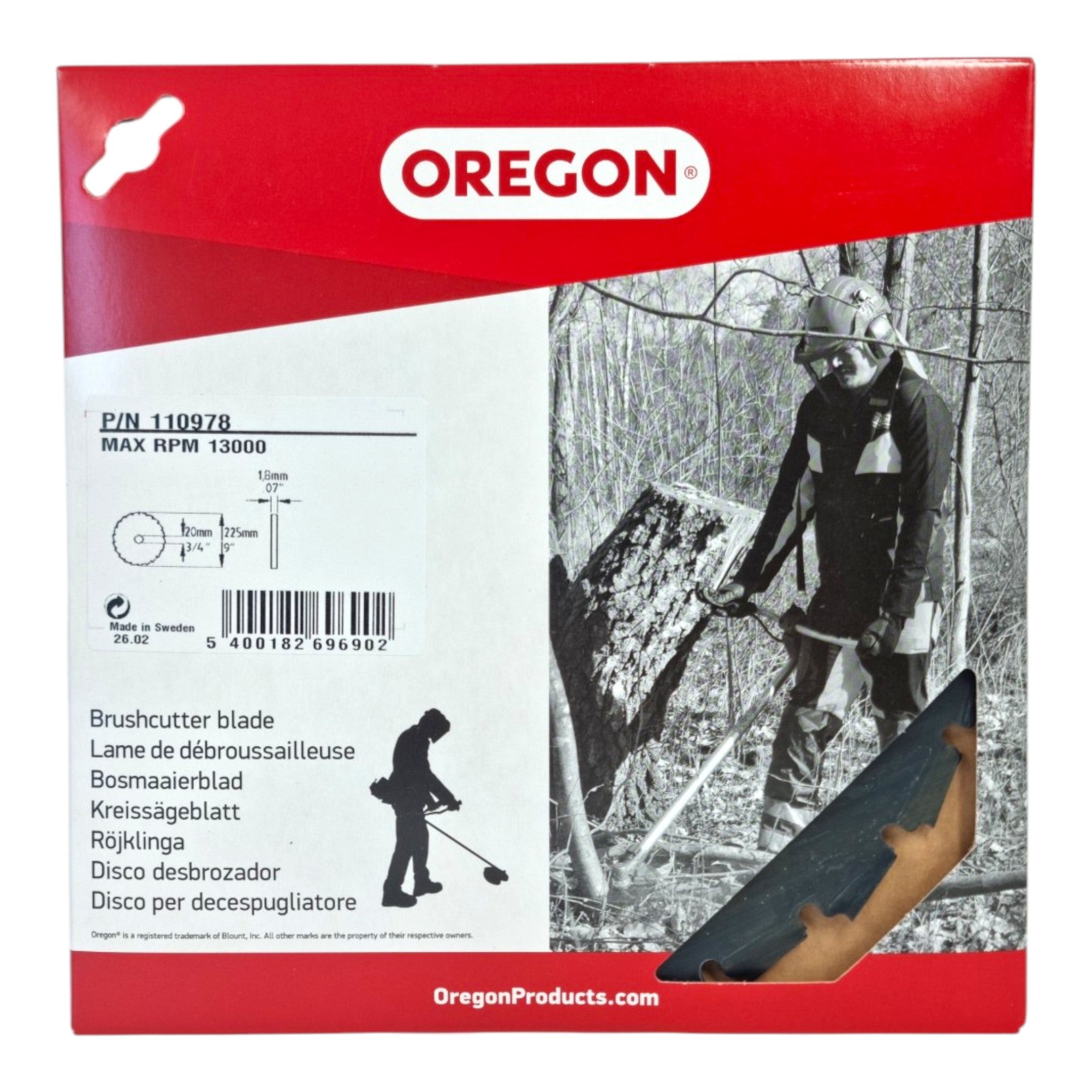 Oregon Rodungssaegeblatt EIA 24 Zaehne 225 mm 110978  1 - toolbrothers