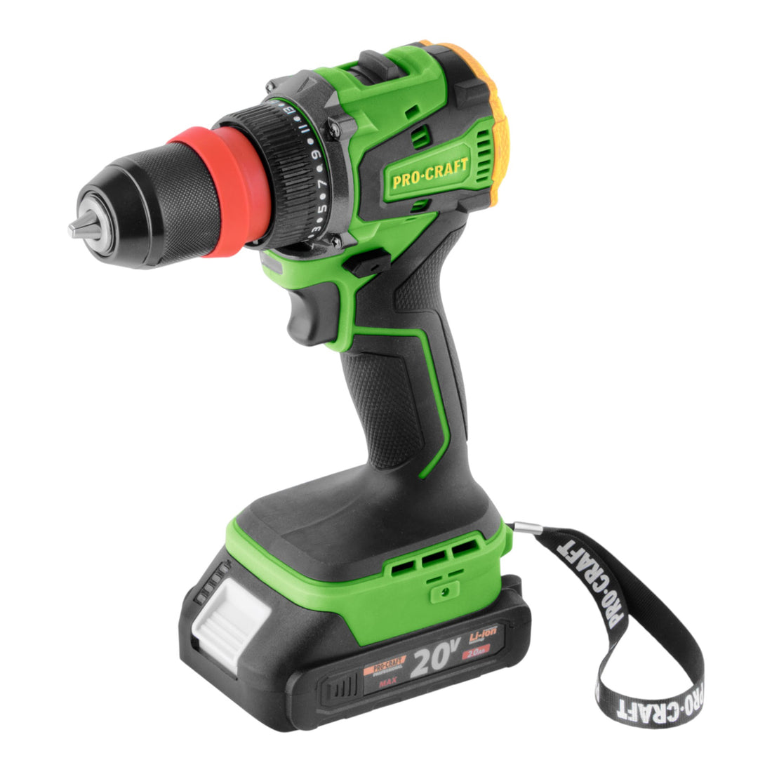 Visseuse sans fil Procraft PA20LiDFR 20 V 50 Nm sans balais + 1 batterie 2,0 Ah + chargeur + mallette