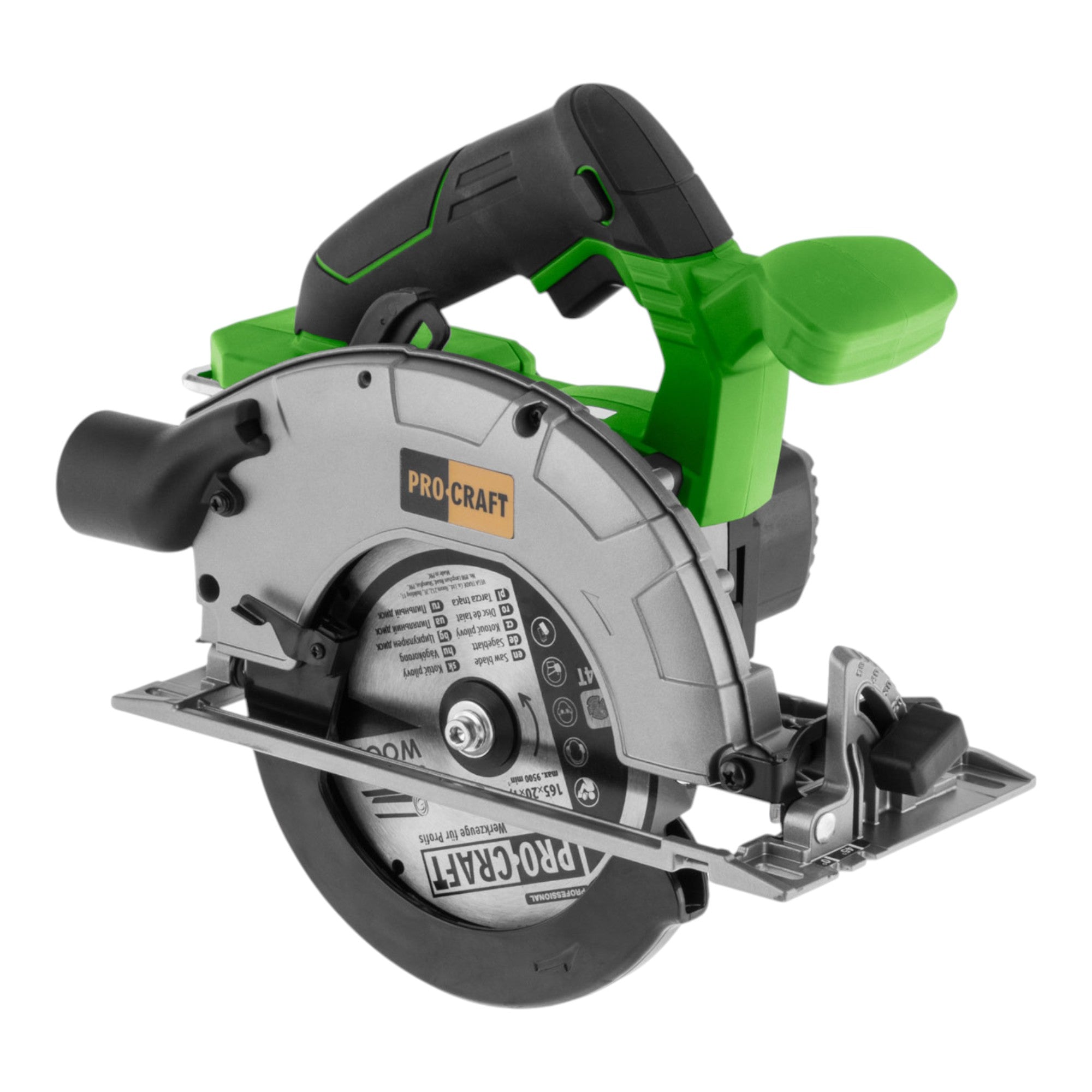 Procraft PCA24bb Akku Handkreissaege 20 V 165 mm Brushless Solo ohne Akku ohne Ladegeraet 1 - toolbrothers