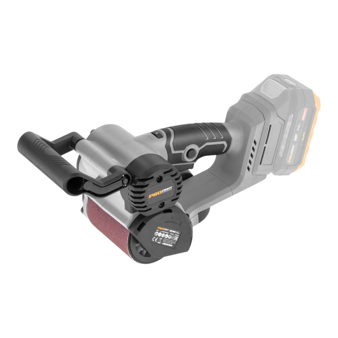 Procraft Industrial BM100A bb Ponceuse à rouleau sans fil 20 V 80 x 100 mm Brushless Solo - sans batterie, sans chargeur