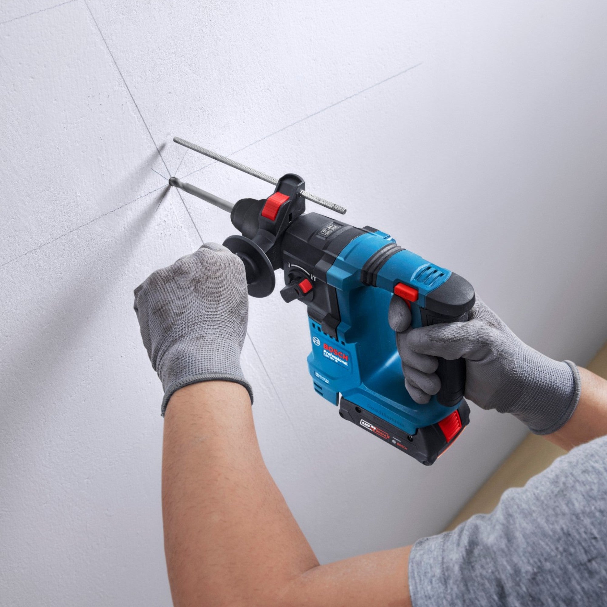 Bosch GBH 18V 18 Professional Akku Bohrhammer 18 V 1 5 J SDS plus Brushless 2x Akku 2 0 Ah Ladegeraet 4 - toolbrothers