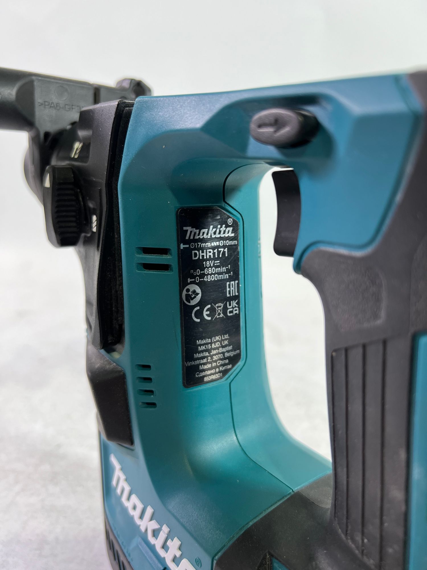 Makita DHR 171 Z Akku Bohrhammer 18 V 1 2 J SDS Plus Brushless Solo ohne Akku ohne Ladegeraet Reparaturgeraet 2 - toolbrothers