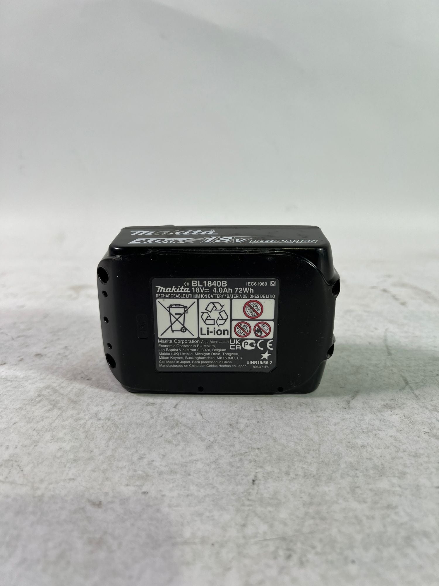 Makita BL 1840 B 18 V 4 Ah 4000 mAh 197265 4 Li Ion Akku mit LED Anzeige Reparaturgeraet 1 - toolbrothers