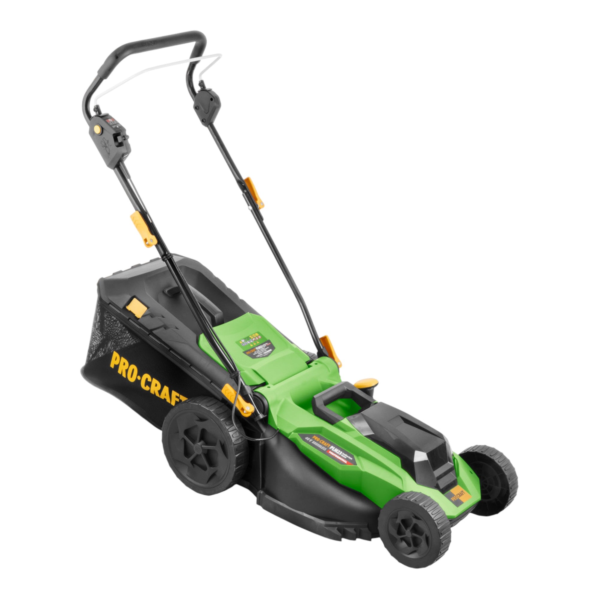 Procraft PLM23bb Akku Rasenmaeher 40 V 2x 20 V 430 mm Brushless 4x Akku 8 0 Ah Ladegeraet 3 - toolbrothers