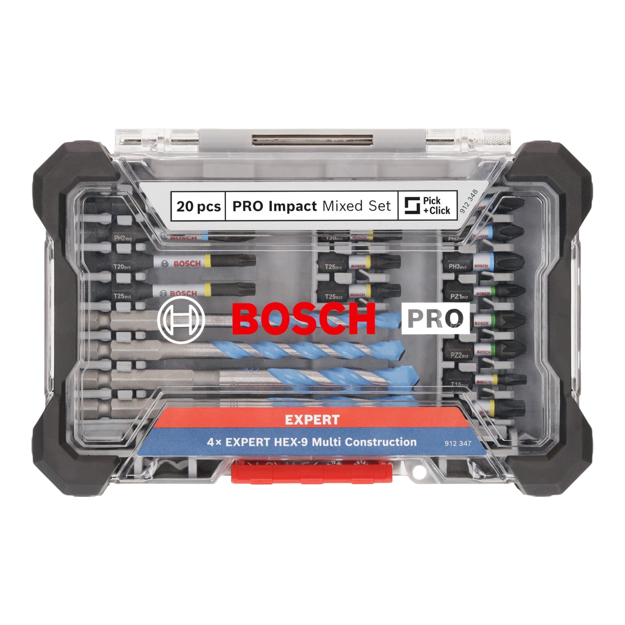 Bosch PRO Impact Mixed Bit und Bohrer Set 20 tlg 2608521U83 PH PZ TX 5 6 8 mm 1 - toolbrothers