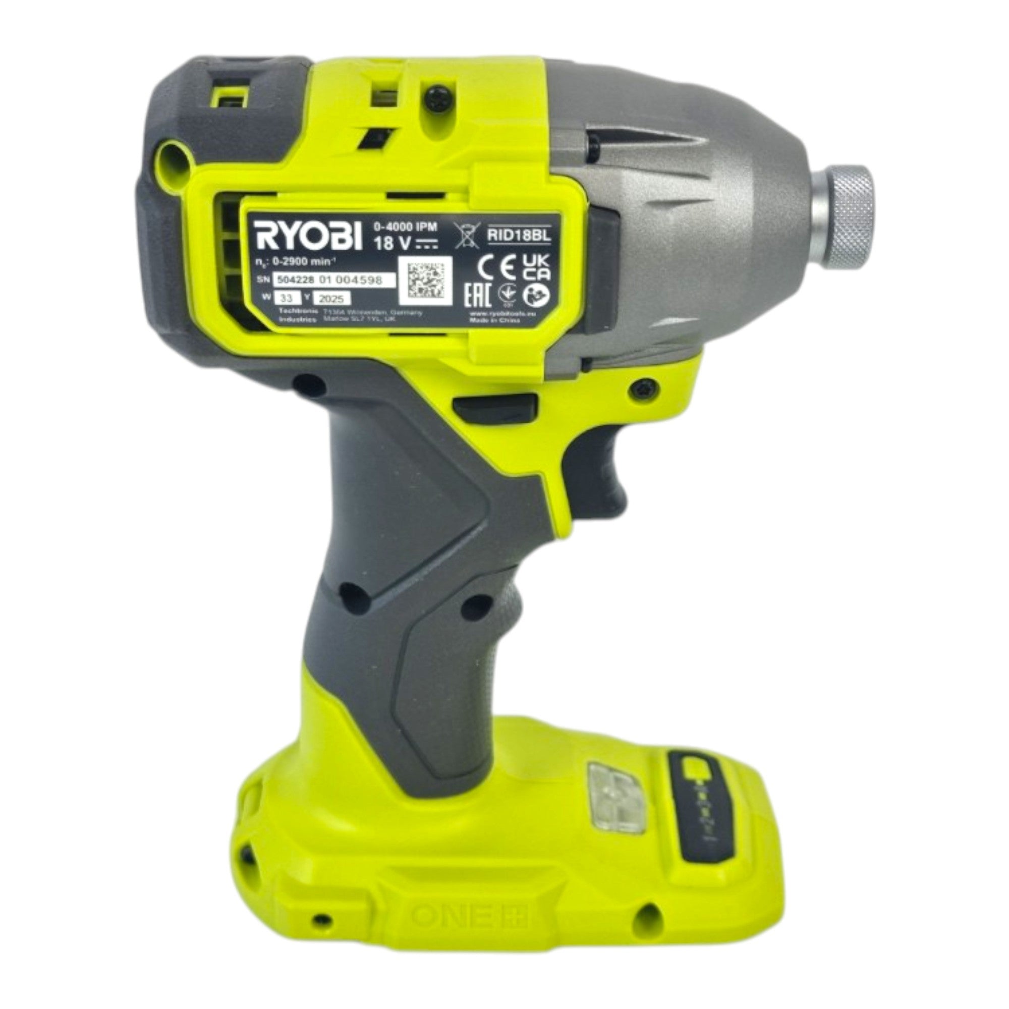 RYOBI RID18BL 0 Akku Schlagschrauber 18 V 300 Nm 1 4 Brushless 1x Akku 5 0 Ah ohne Ladegeraet 4 - toolbrothers