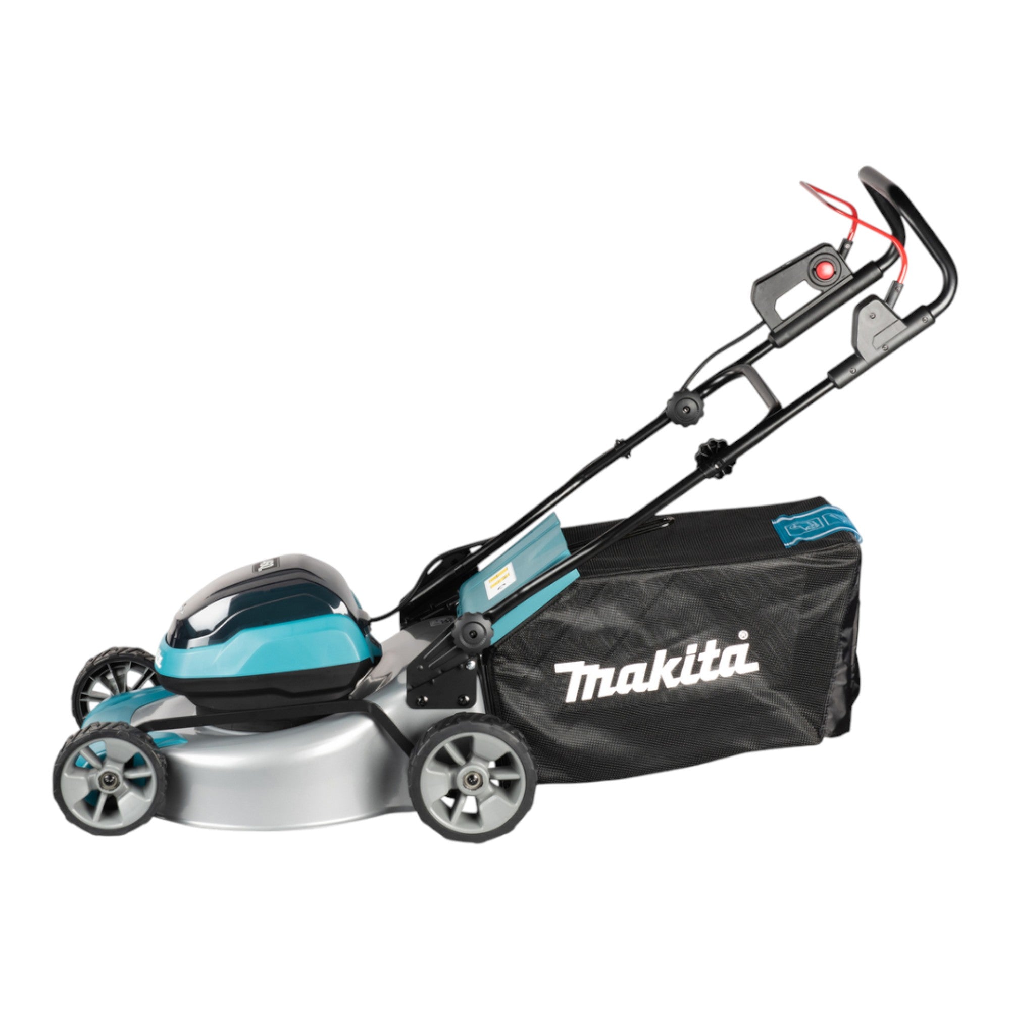 Makita DLM 466 PT2 Akku Rasenmaeher 36 V 2x 18 V 46 cm Brushless 2x Akku 5 0 Ah Ladegeraet 1 - toolbrothers
