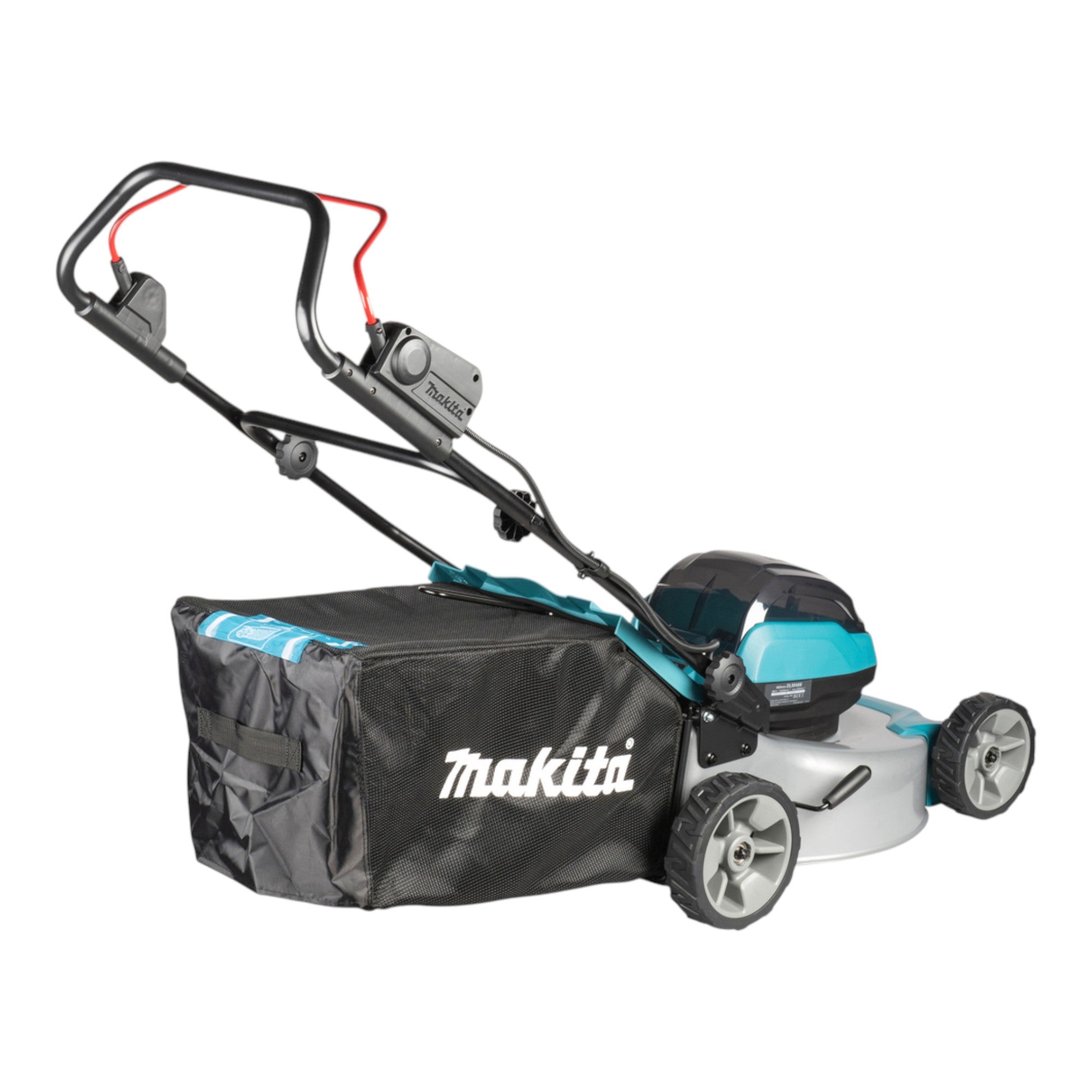 Makita DLM 466 PT2 Akku Rasenmaeher 36 V 2x 18 V 46 cm Brushless 2x Akku 5 0 Ah Ladegeraet 2 - toolbrothers