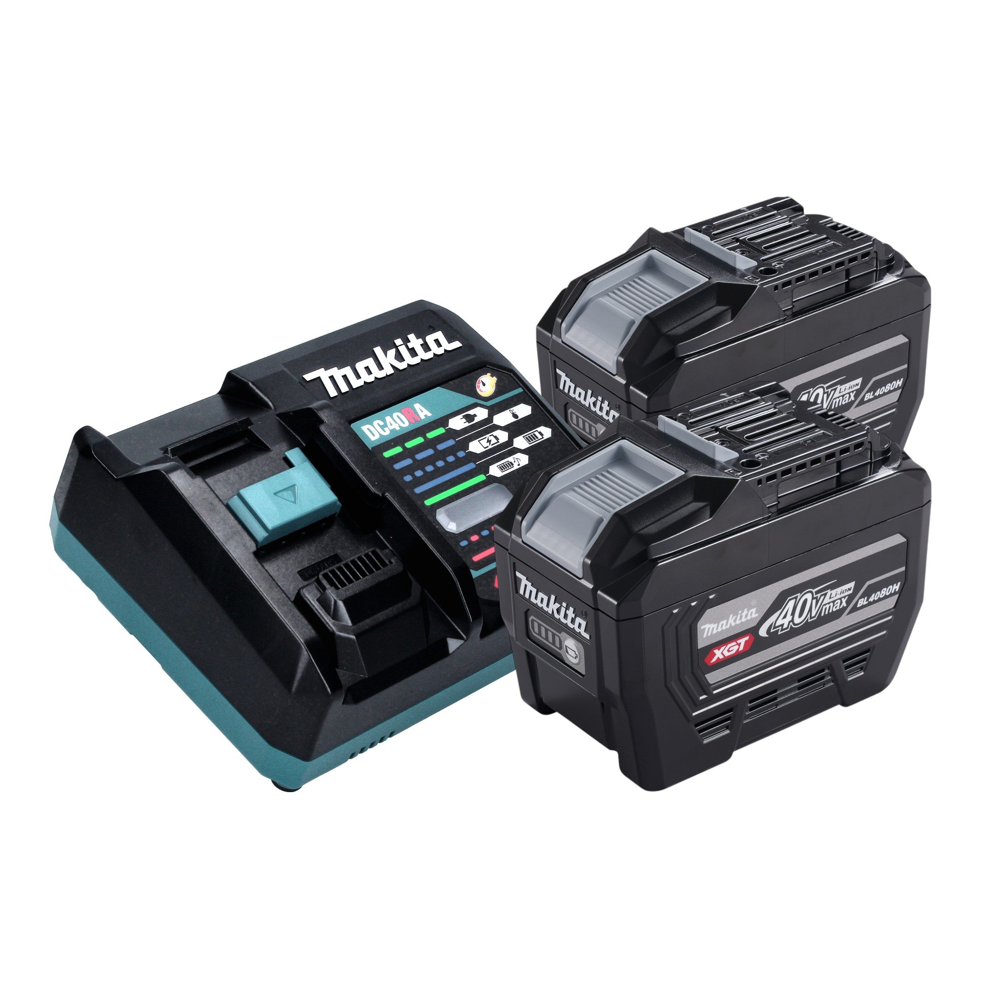 Makita HR 011 GE201 Akku Kombihammer 40 V max 3 3 J SDS plus Brushless 2x Akku 8 0 Ah Ladegeraet 2 - toolbrothers