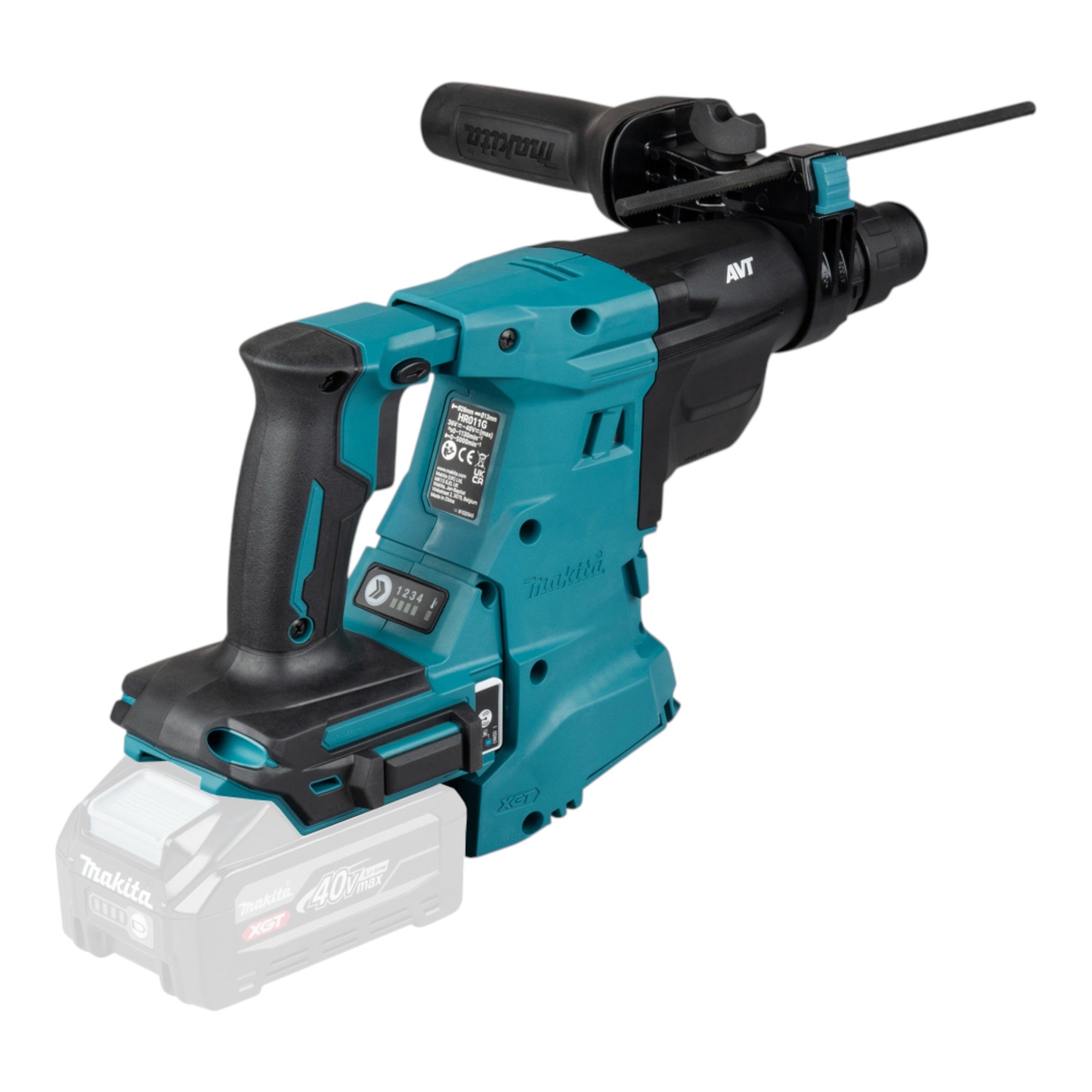 Makita HR 011 GD101 Akku Kombihammer 40 V max 3 3 J SDS plus Brushless 1x Akku 2 5 Ah Makpac ohne Ladegeraet 4 - toolbrothers