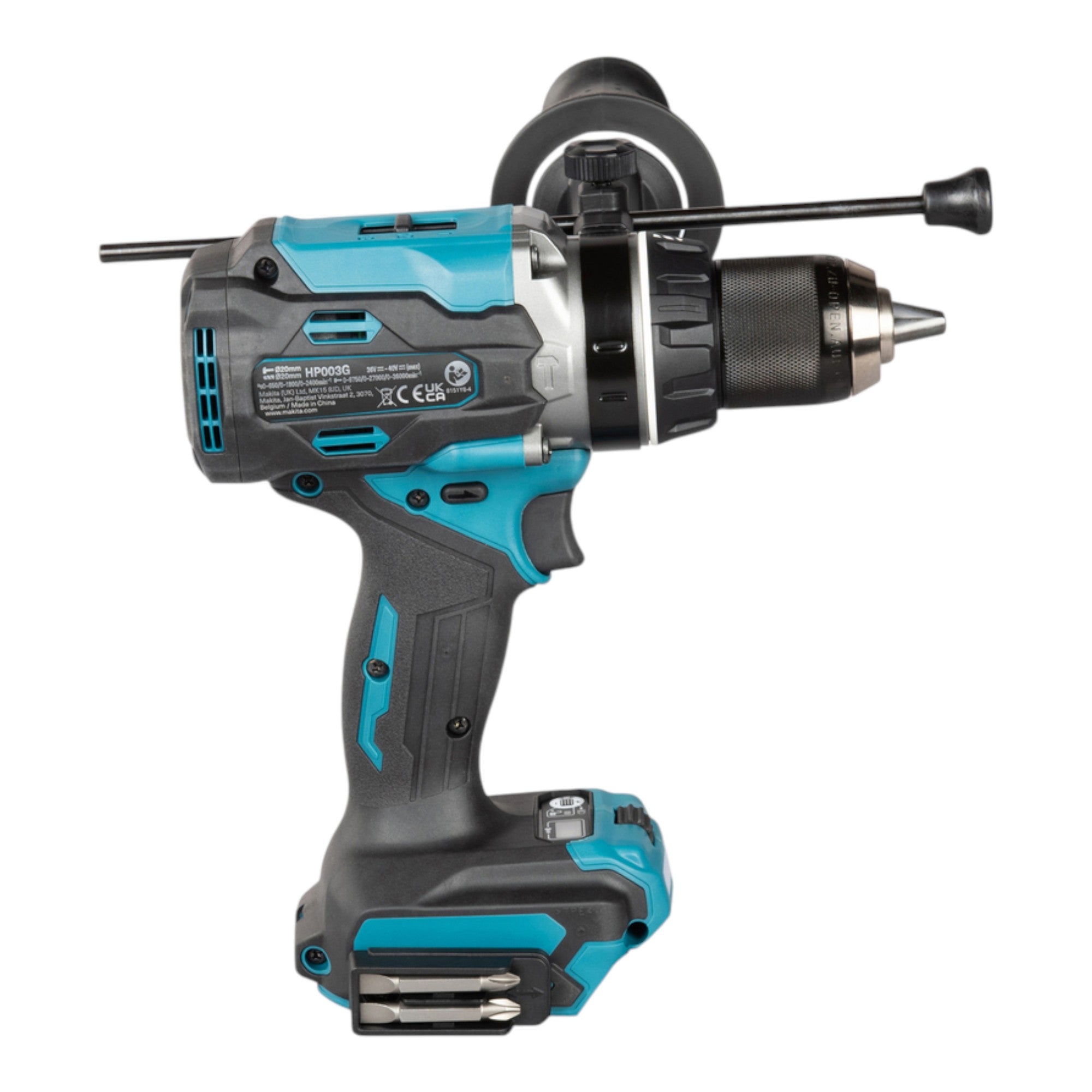 Makita HP 003 GD201 Akku Schlagbohrschrauber 40 V max 180 Nm Brushless 2x Akku 2 5 Ah Ladegeraet 4 - toolbrothers