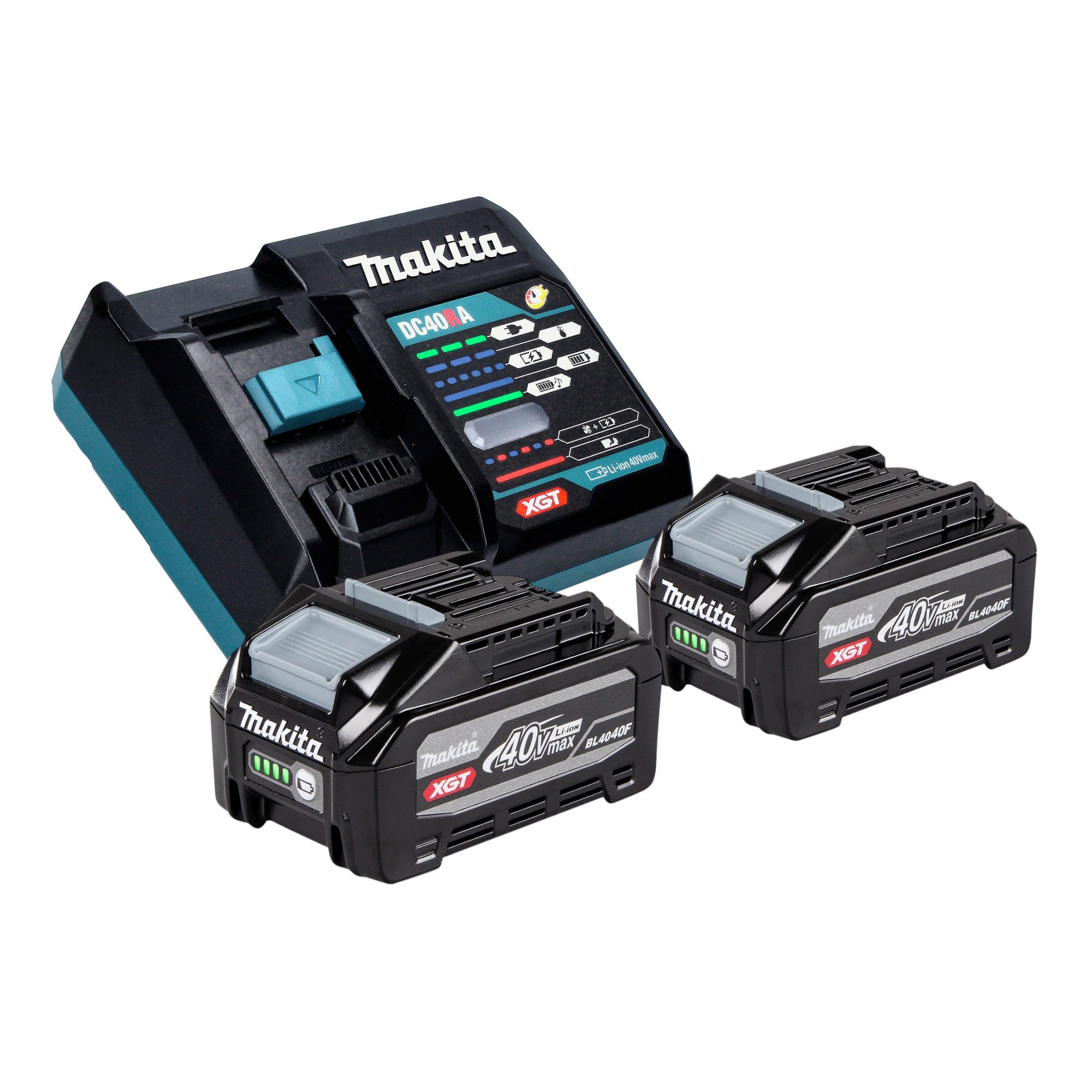 Makita Power Source Kit 2x BL 4040 F Akku 40 V max 4 0 Ah XGT 2x 1910N6 8 DC 40 RA Ladegeraet 191E07 8  0 - toolbrothers