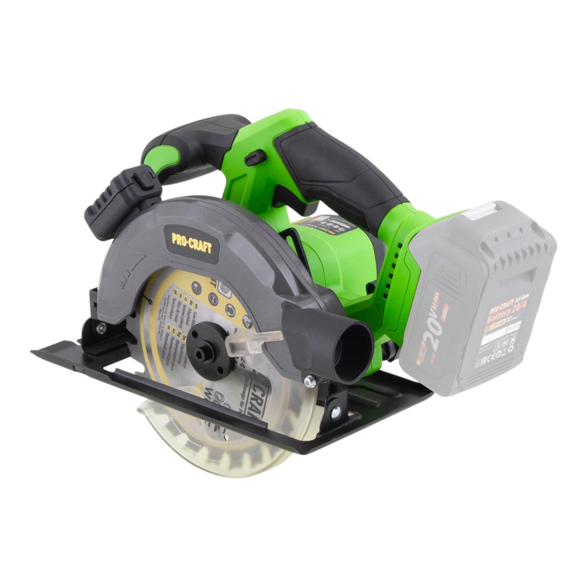 Procraft PCA28bb Akku Handkreissaege 20 V 165 mm Brushless Solo ohne Akku ohne Ladegeraet 2 - toolbrothers