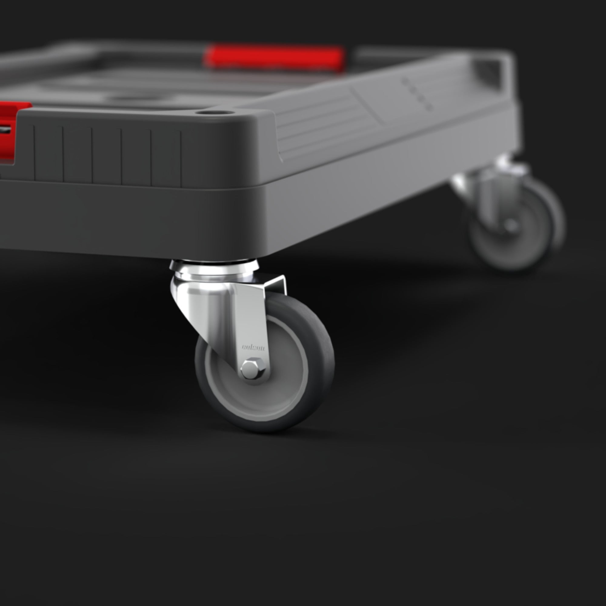 Qbrick System TWO Transportplattform Transportroller Rollbrett 595 x 395 x 175 mm 3 - toolbrothers
