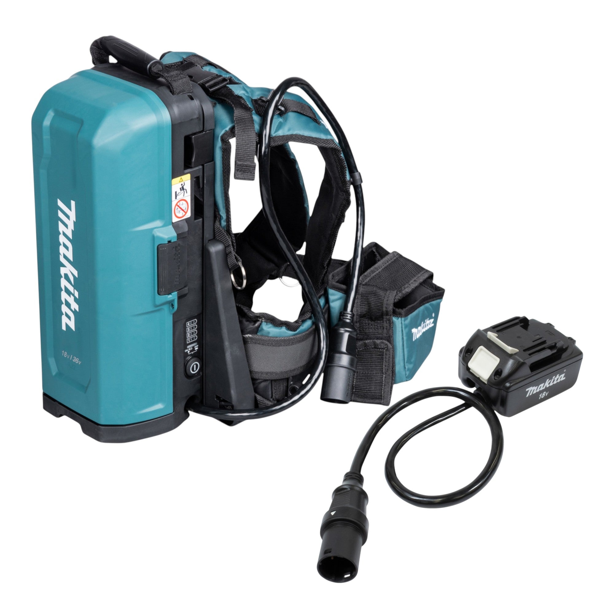 Makita PDC 01 Akku Rucksack 36 V 2x 18 V Akku Adapter 18V 191A59 5 Solo ohne Akku ohne Ladegeraet 0 - toolbrothers