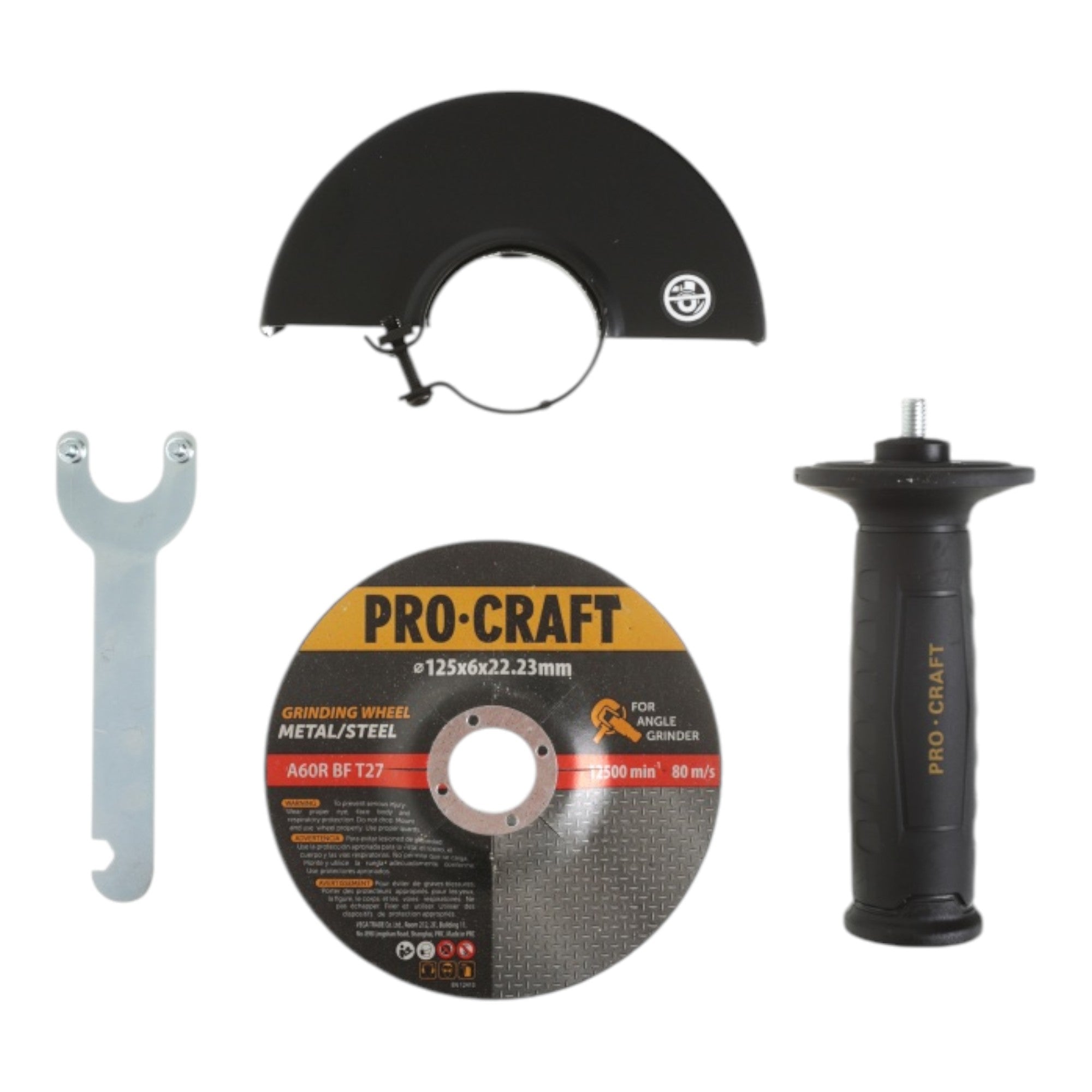 Procraft AG1300 Winkelschleifer 1300 Watt 125 mm Black Edition 4 - toolbrothers