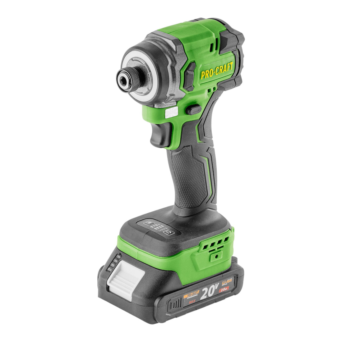 Visseuse à chocs sans fil Procraft PS25-1B-C 20 V 230 Nm 1/4" sans balais + 1 batterie 2,0 Ah + chargeur + mallette