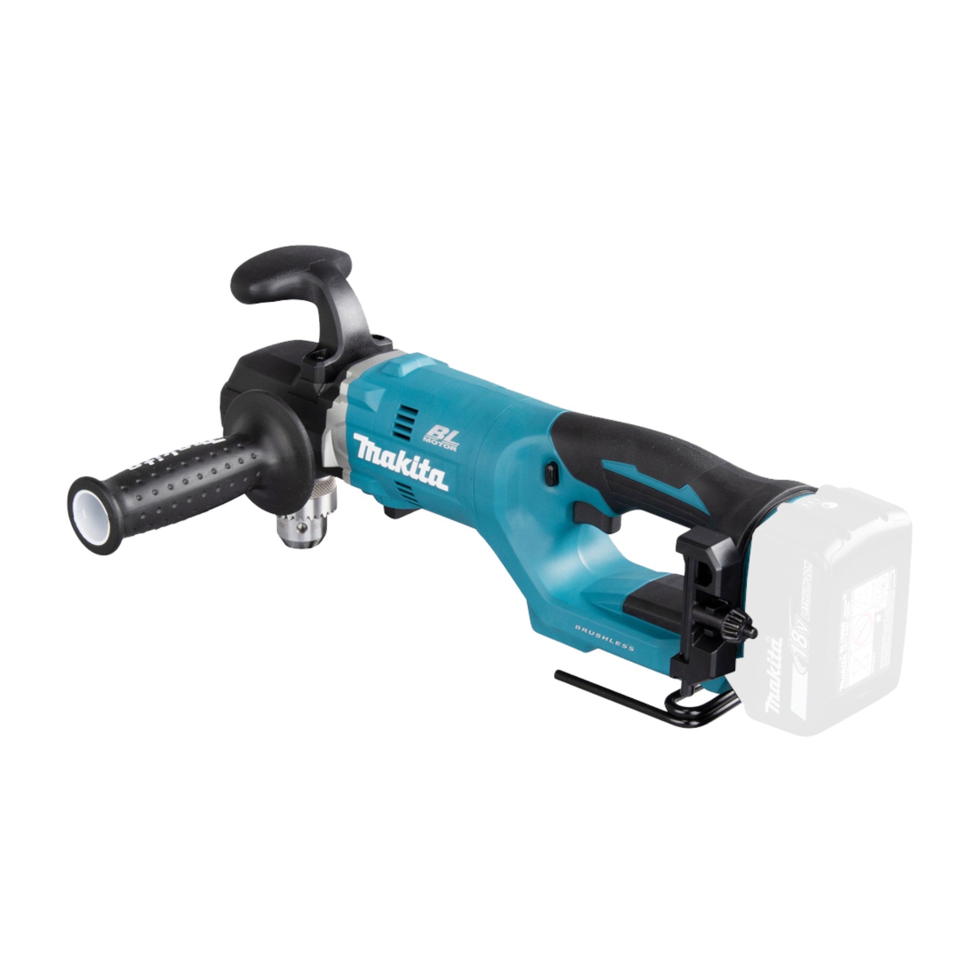 Makita DDA 450 ZK Akku Winkelbohrmaschine 18 V 70 Nm Brushless 1x Akku 9 0 Ah Koffer ohne Ladegeraet 4 - toolbrothers