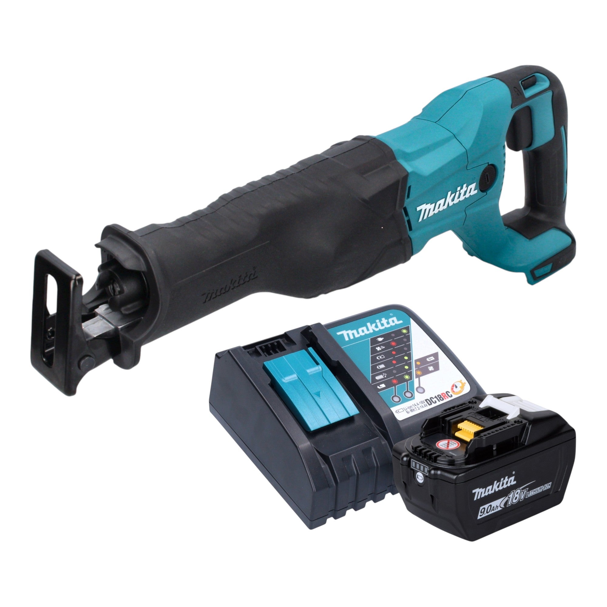 Makita DJR 186 Z Akku Reciprosaege Saebelsaege 18 V 1x Akku 9 0 Ah Ladegeraet 0 - toolbrothers