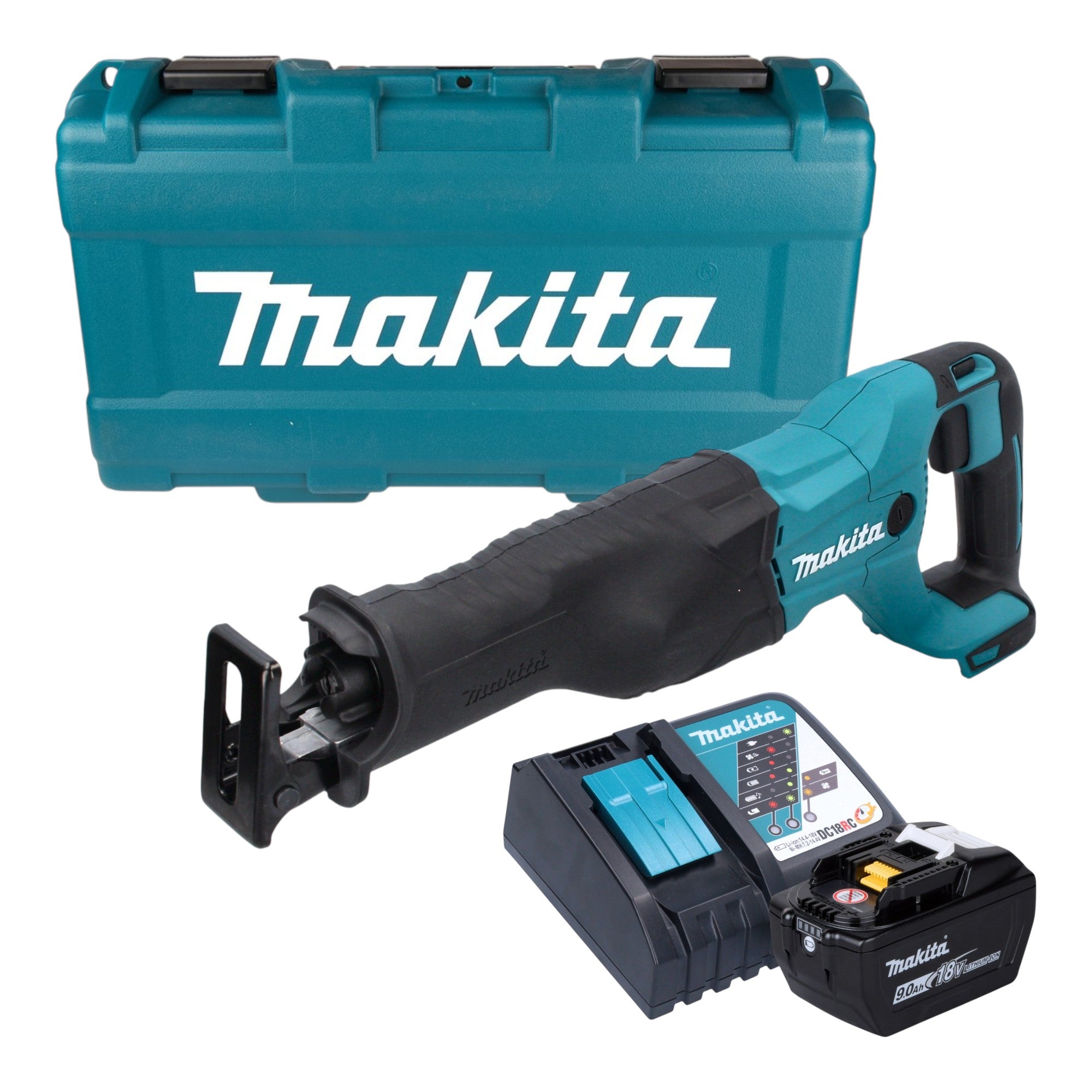 Makita DJR 186 ZK Akku Reciprosaege Saebelsaege 18 V 1x Akku 9 0 Ah Ladegeraet Koffer 0 - toolbrothers