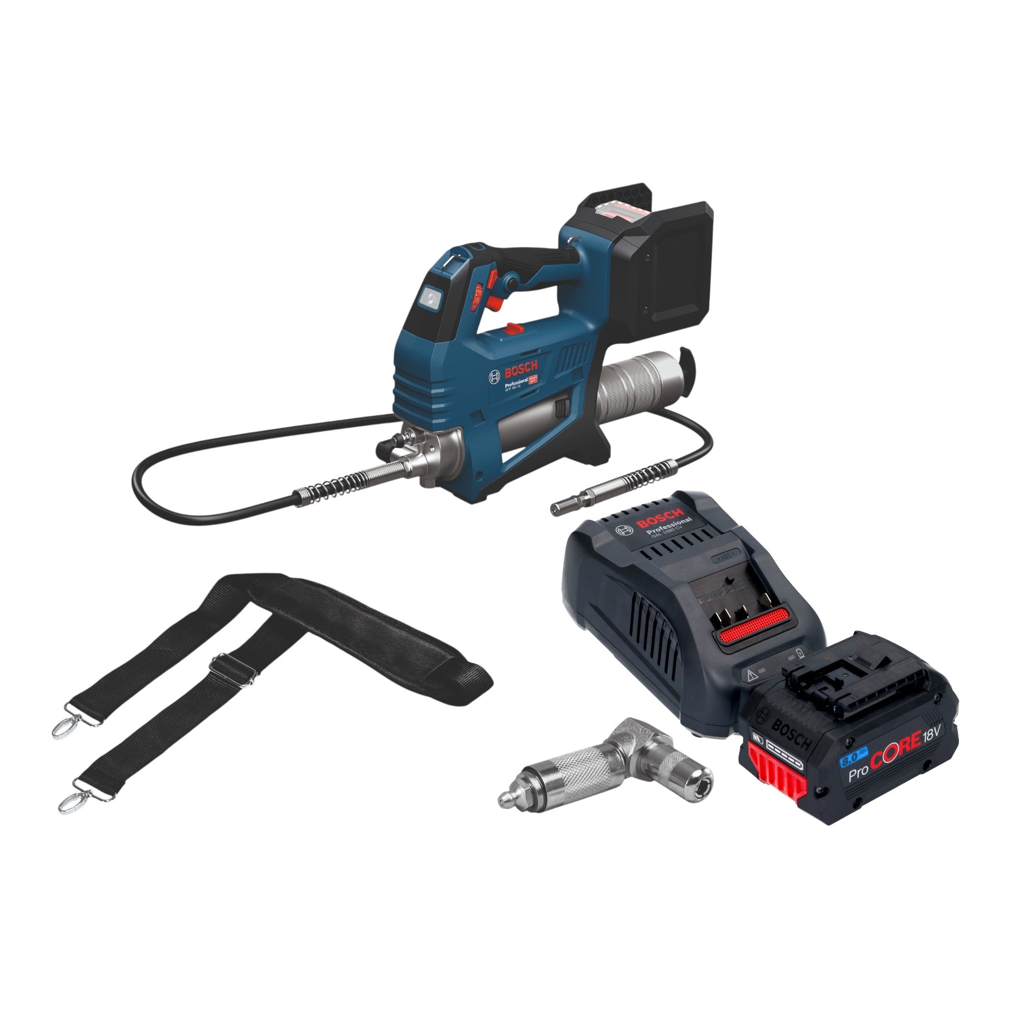 Bosch GFP 18V 10 Akku Fettpresse 18 V 10000 psi 1x ProCORE Akku 8 0 Ah Ladegeraet 0 - toolbrothers
