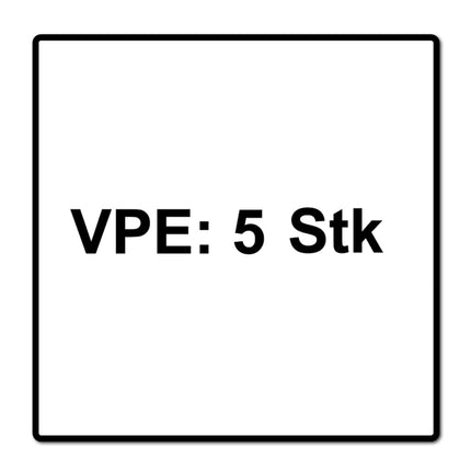 Mirka Fleece-Beutel Staubsaugerbeutel für Sauger 1230 und 1242 - 5 Stück ( 8999100211 ) - Toolbrothers