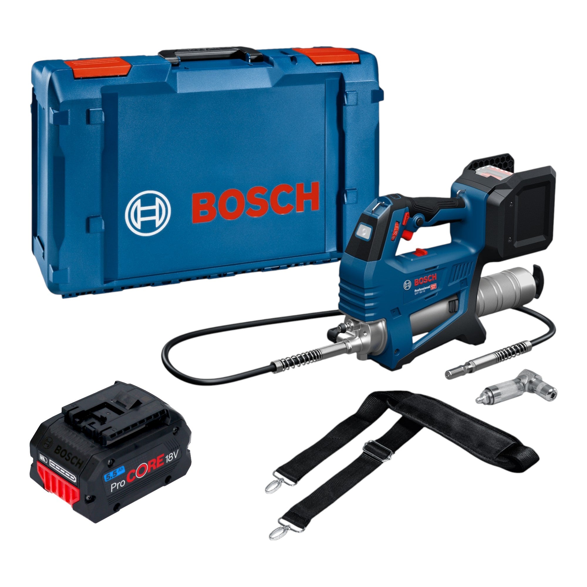 Bosch GFP 18V 10 Akku Fettpresse 18 V 10000 psi 1x ProCORE Akku 5 5 Ah XL Boxx ohne Ladegeraet 0 - toolbrothers