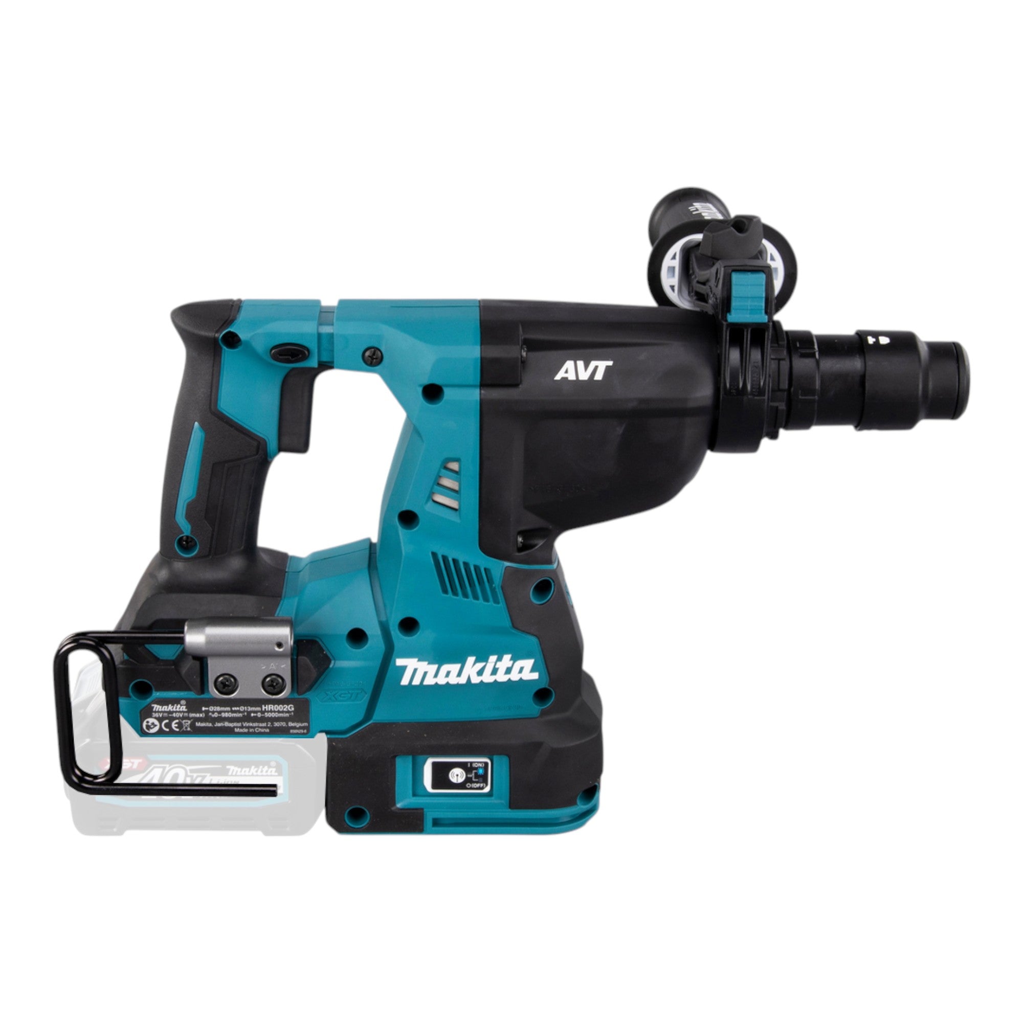 Makita HR 002 GU1 Akku Bohrhammer 40 V max 2 9 J SDS plus Brushless 1x Akku 4 0 Ah ohne Ladegeraet 4 - toolbrothers