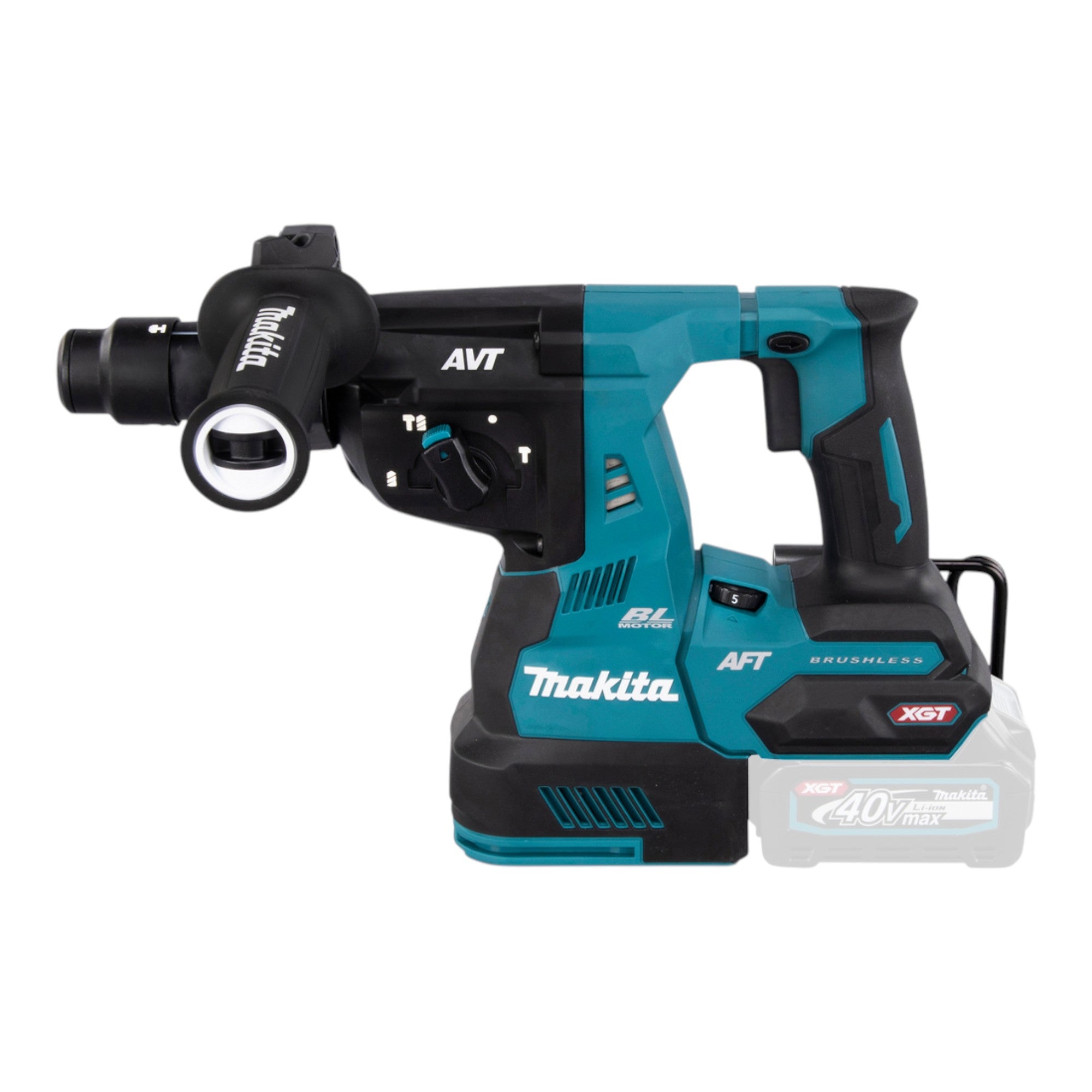 Makita HR 002 GD101 Akku Bohrhammer 40 V max 2 9 J SDS plus Brushless 1x Akku 2 5 Ah Ladegeraet Makpac 1 - toolbrothers