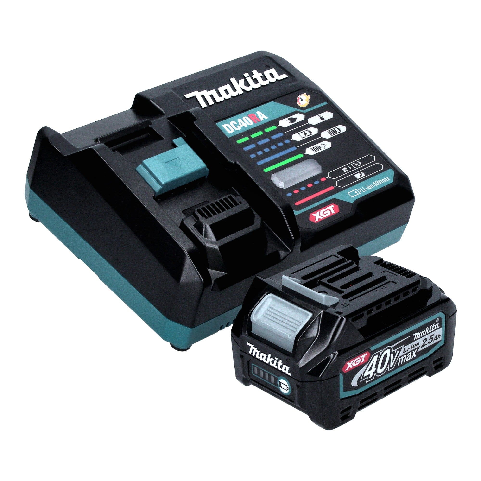 Makita HS 003 GD101 Akku Handkreissaege 40 V max 190 mm Brushless 1x Akku 2 5 Ah Ladegeraet 2 - toolbrothers