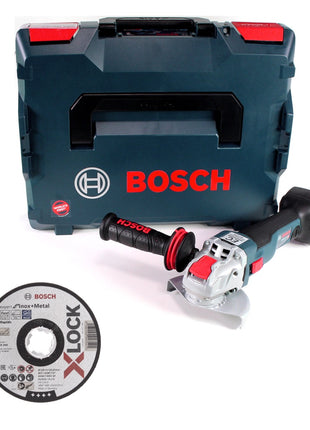 Bosch GWX 18V-10 C Akku Winkelschleifer 18V 125mm brushless X-LOCK + 25x Trennscheiben X-LOCK 125x22,23mm Expert Inox & Metal + L-BOXX - Toolbrothers