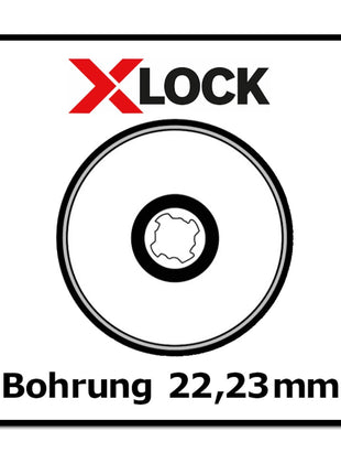 Bosch GWX 18V-10 C Akku Winkelschleifer 18V 125mm brushless X-LOCK + 2x Akku 3,0Ah + Ladegerät + 25x Trennscheiben X-LOCK 125x22,23mm Expert Inox & Metal + L-BOXX - Toolbrothers